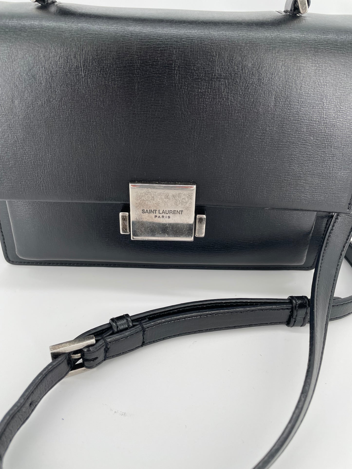 Preloved Saint Laurent Bellechasse Satchel Bag with Long Strap