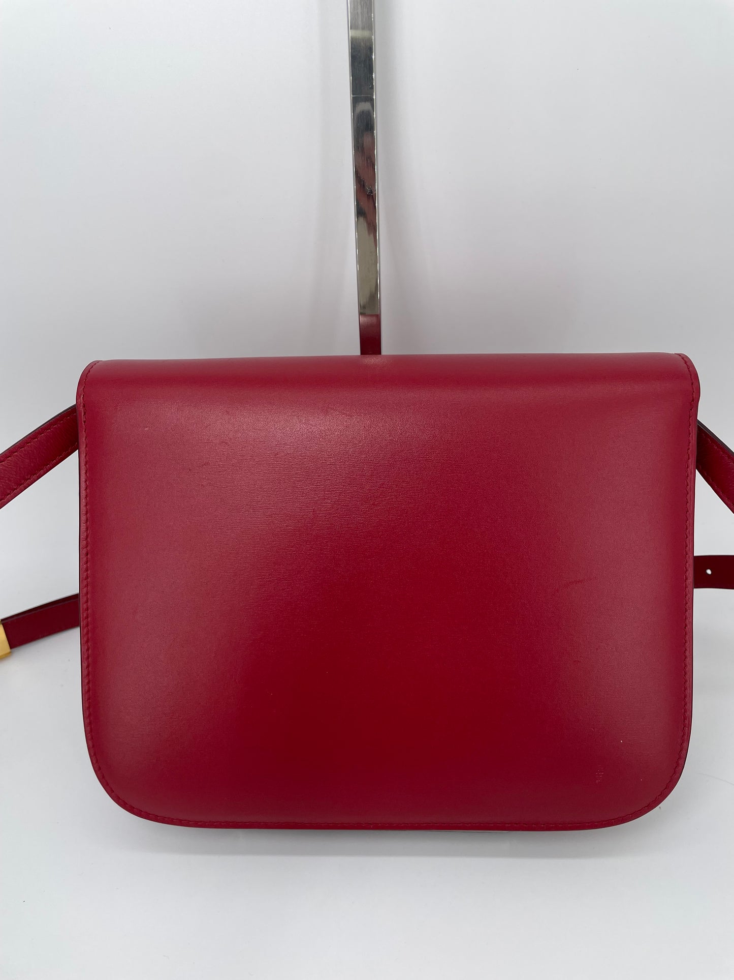 Preloved Celine Classic Box Shoulder Bag, Mesium