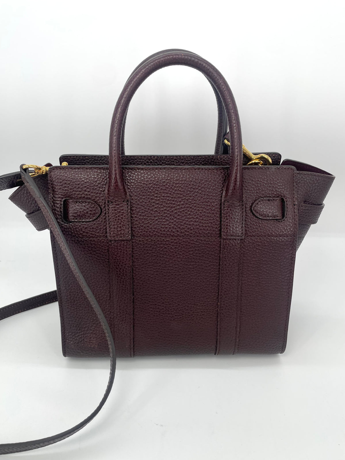 Preloved Mulberry Zipped Bayswater Crossbody Tote, Mini