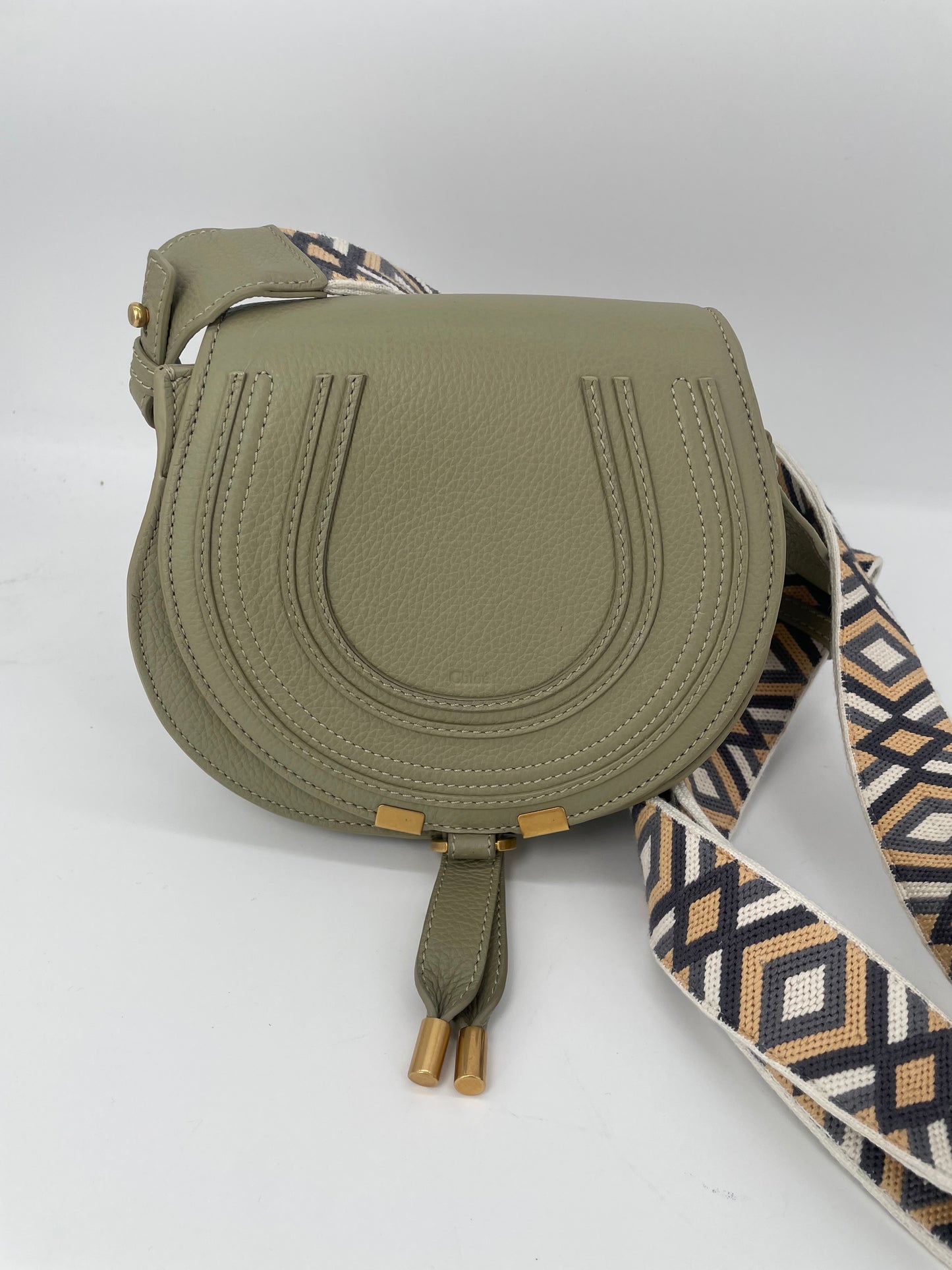 Preloved Chloe Marcie Saddle Crossbody Bag, Small