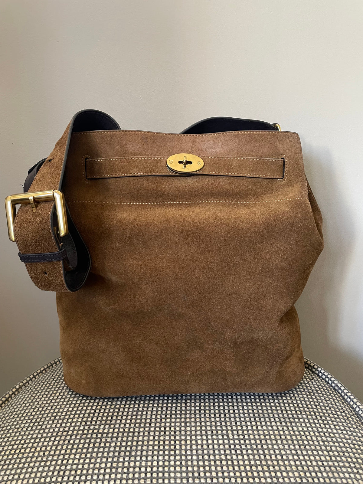 Preloved Mulberry Islington Bucket Bag, Large