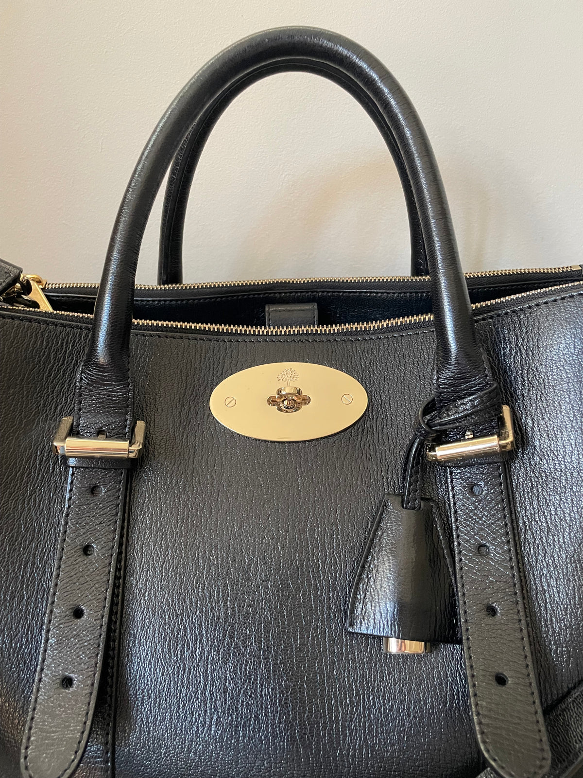 Preloved Mulberry Bayswater Double Zip Tote Bag, Large