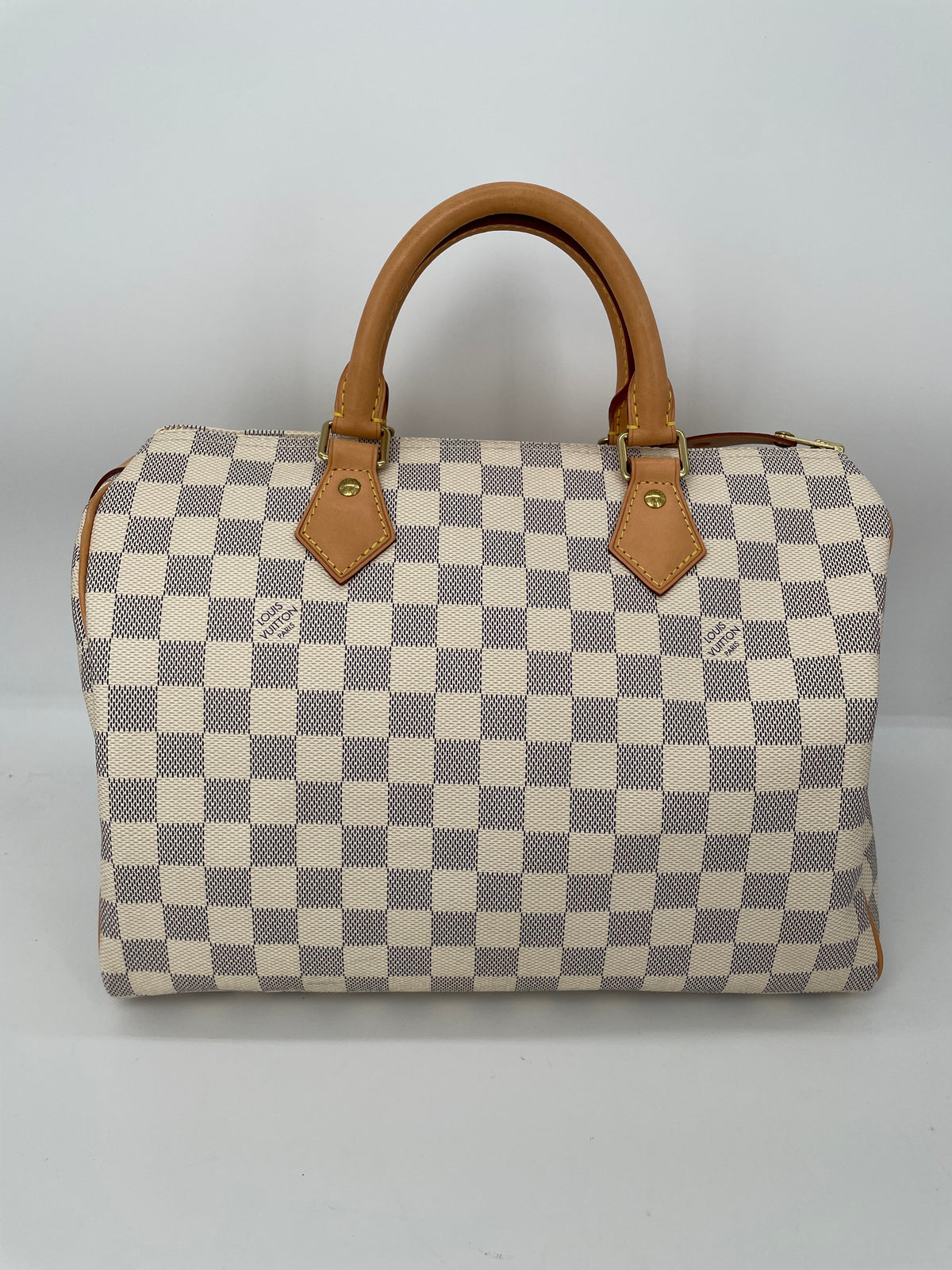 Preloved Louis Vuitton Damier Azur Speedy 30 Boston Bag
