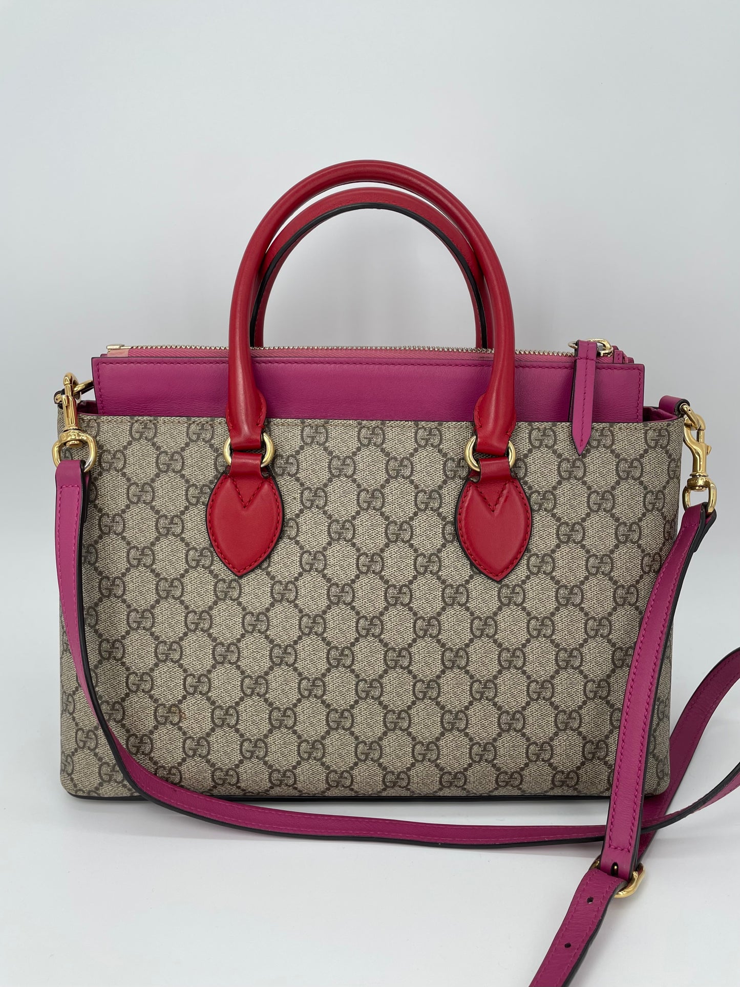 Preloved Gucci Supreme Monogram Tote Bag