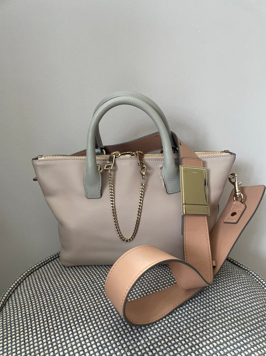 Preloved Chloe Baylee Tote Bag with Shoulder Strap, Small