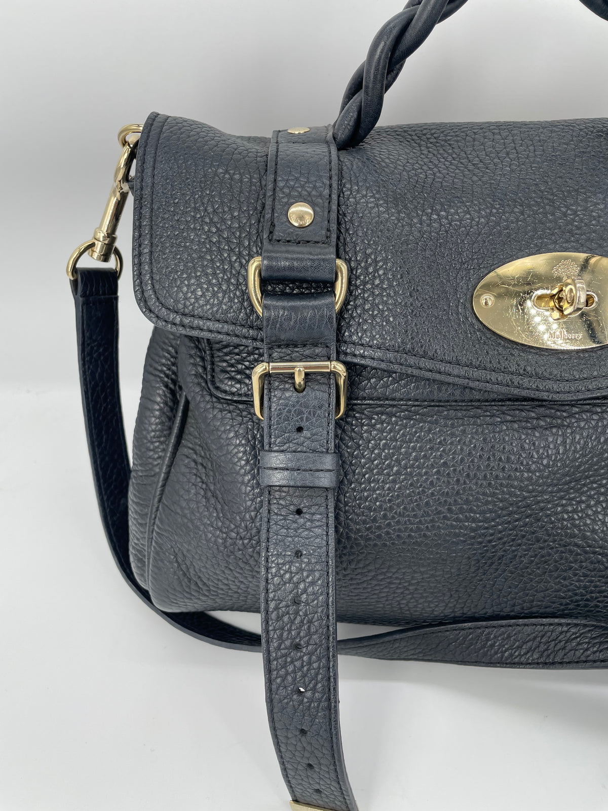Preloved Mulberry Alexa Satchel Bag, Medium