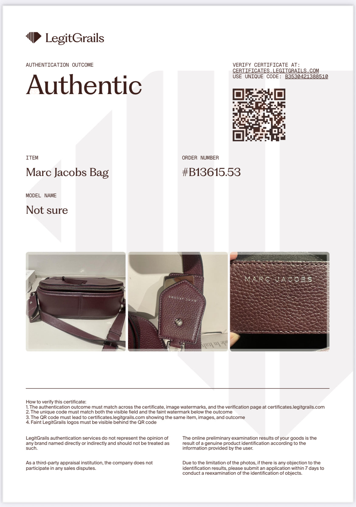 Preloved Marc Jacobs  Recruit Crossbody, large