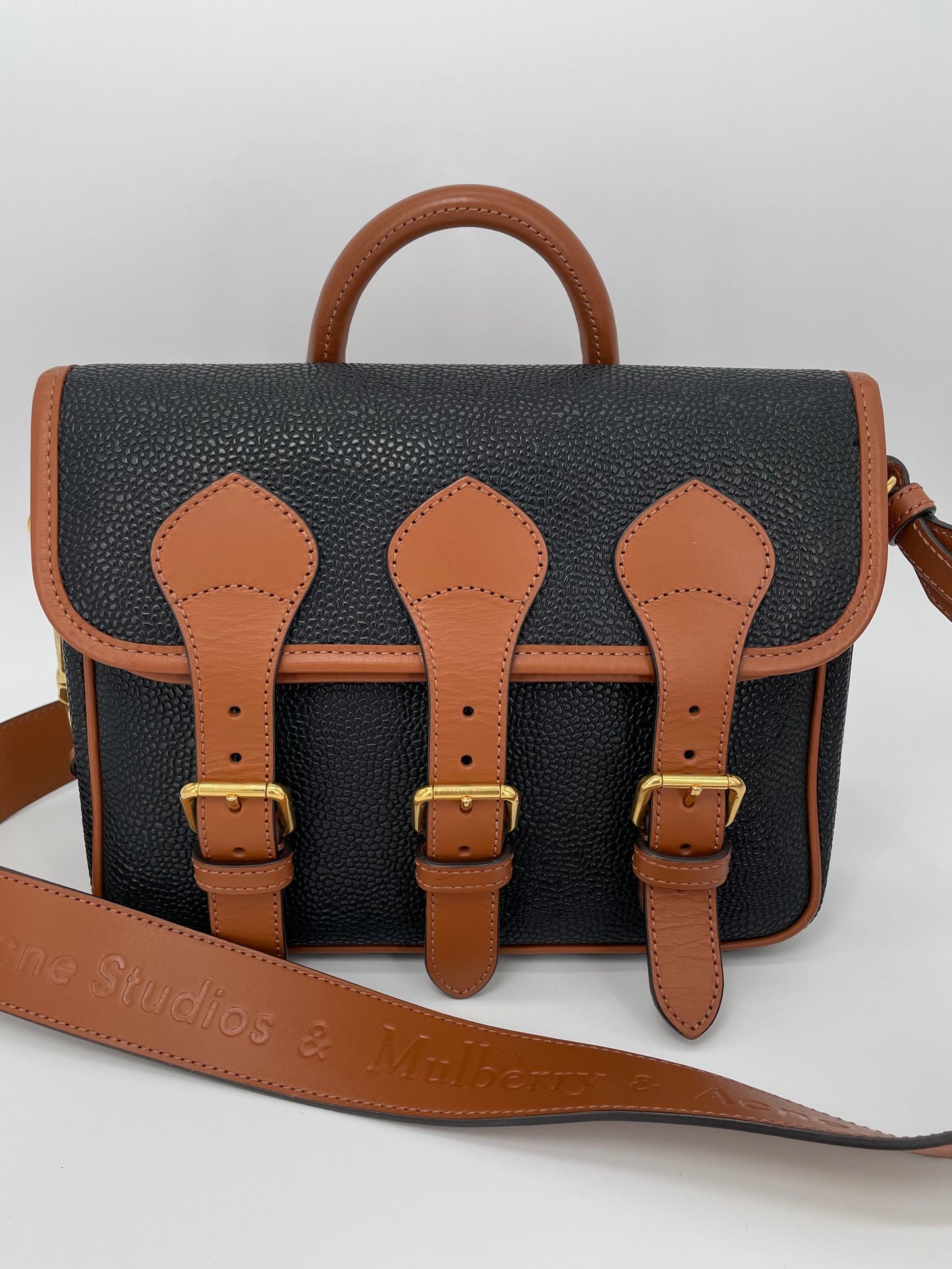 Preloved Mulberry & Acne Studios Messenger Crossbody Bag