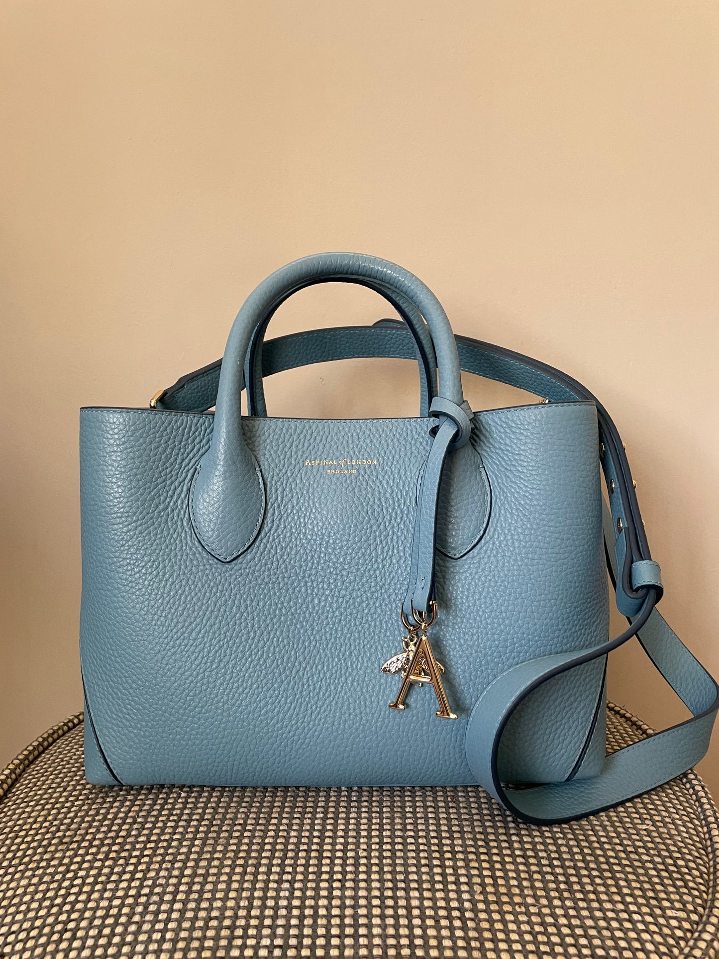 Preloved Aspinal of London Midi Tote Bag