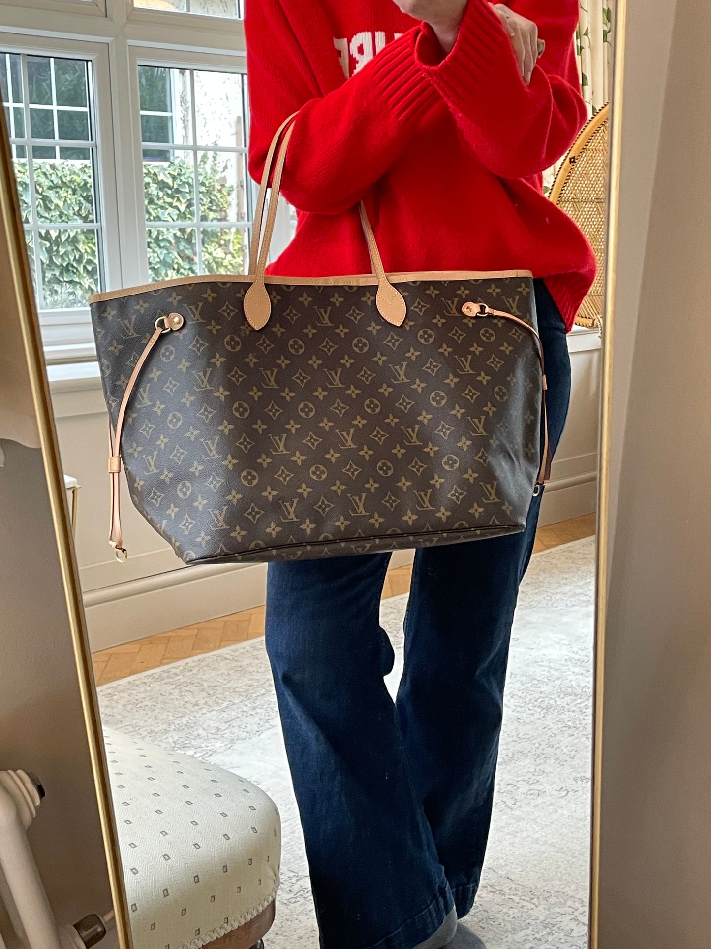 Louis Vuitton Neverfull Shopping Tote Bag, GM