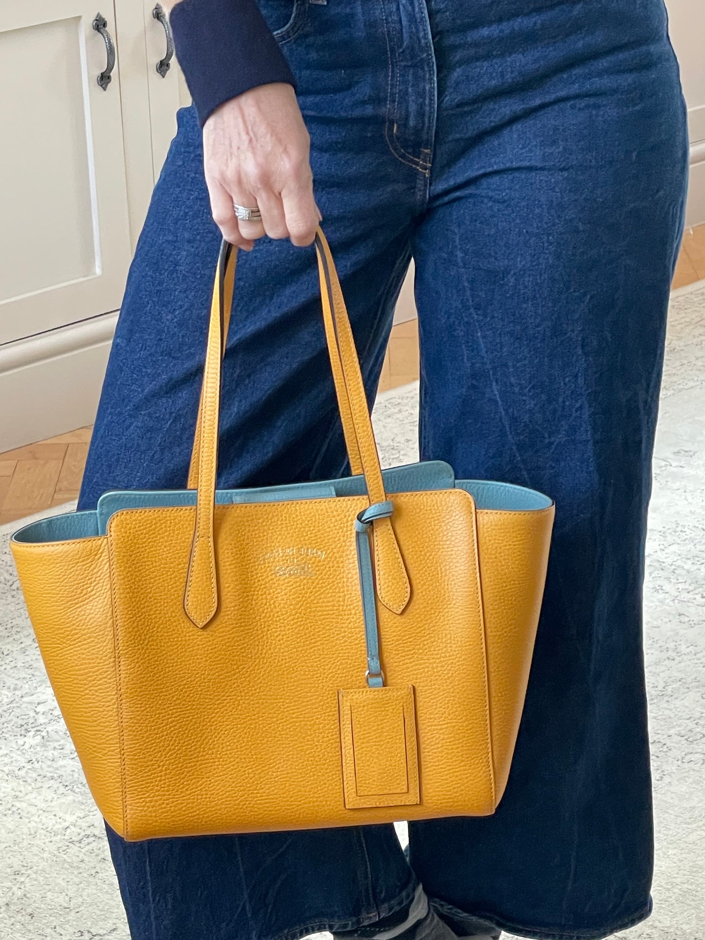 Preloved Gucci Swing Tote Bag, Small