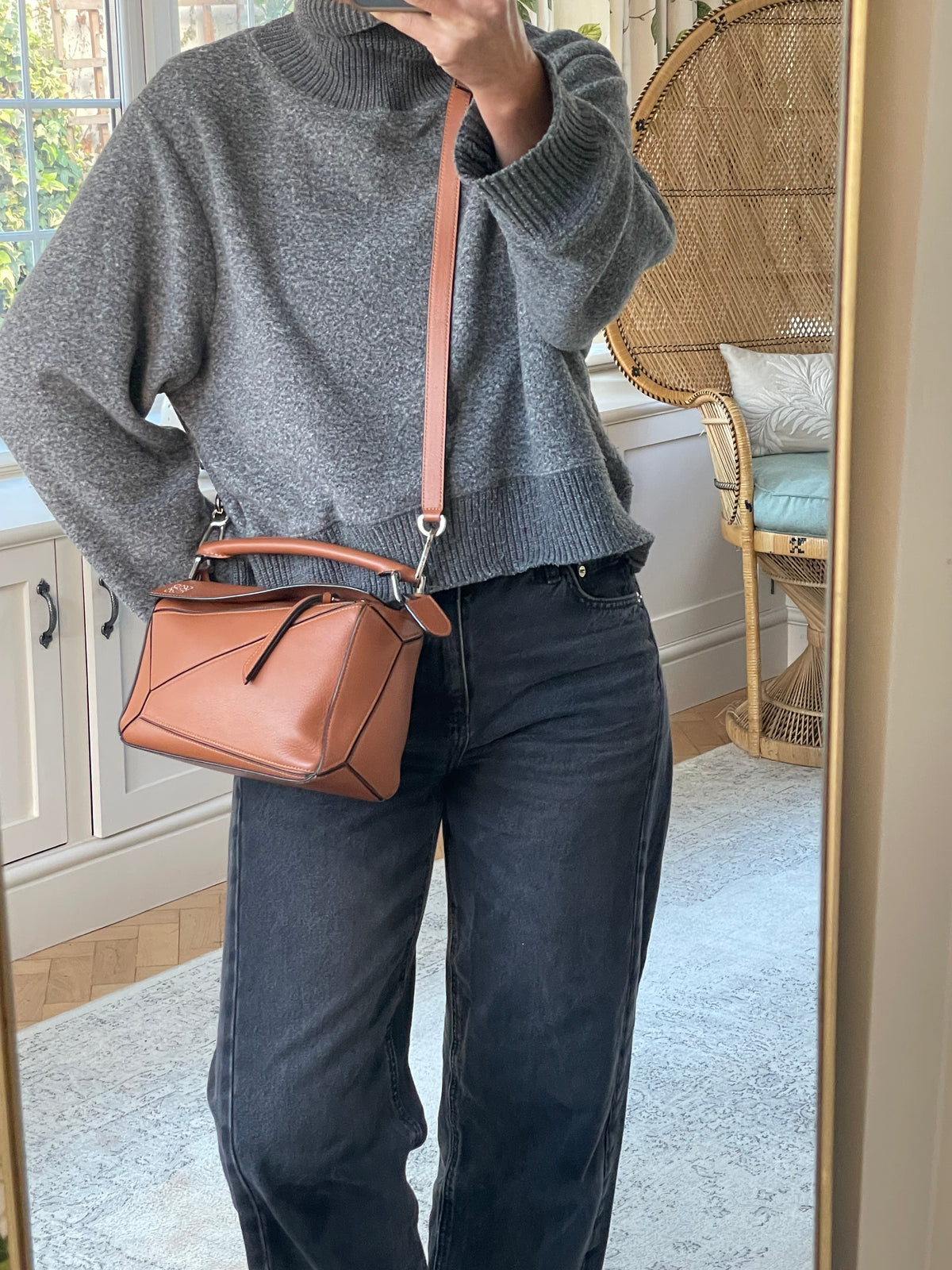 Preloved Loewe Puzzle Shoulder Bag, Small