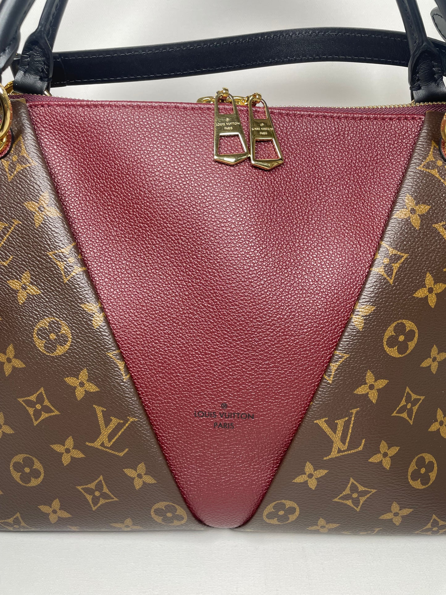 Preloved Louis Vuitton V Tote Bag with Long Strap, MM