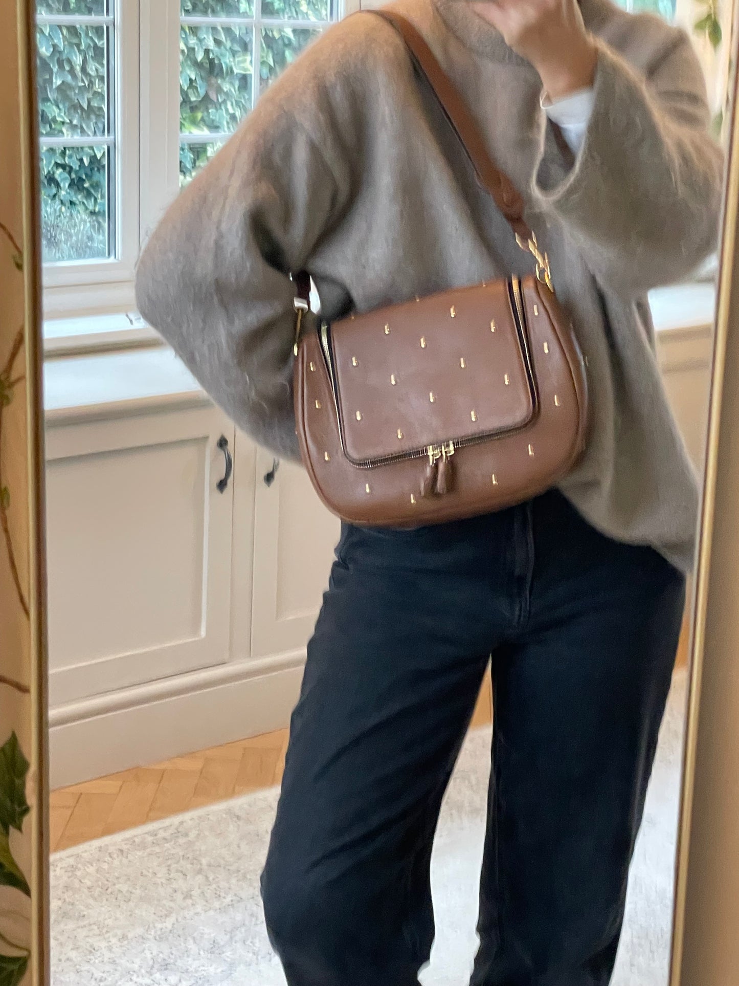 Preloved Anya Hindmarch Vere Satchel Bag, Medium