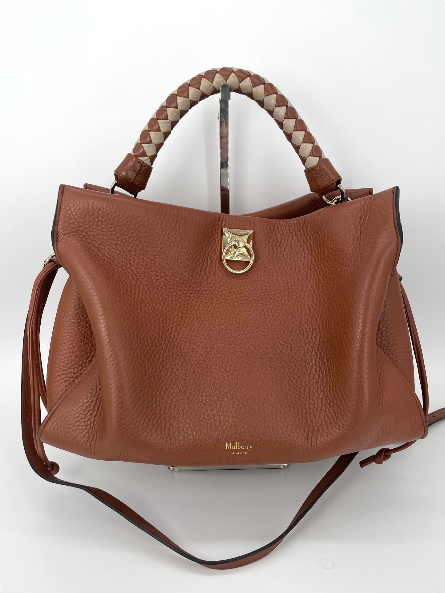 Preloved Mulberry Iris Top Handle Tote Bag, Large