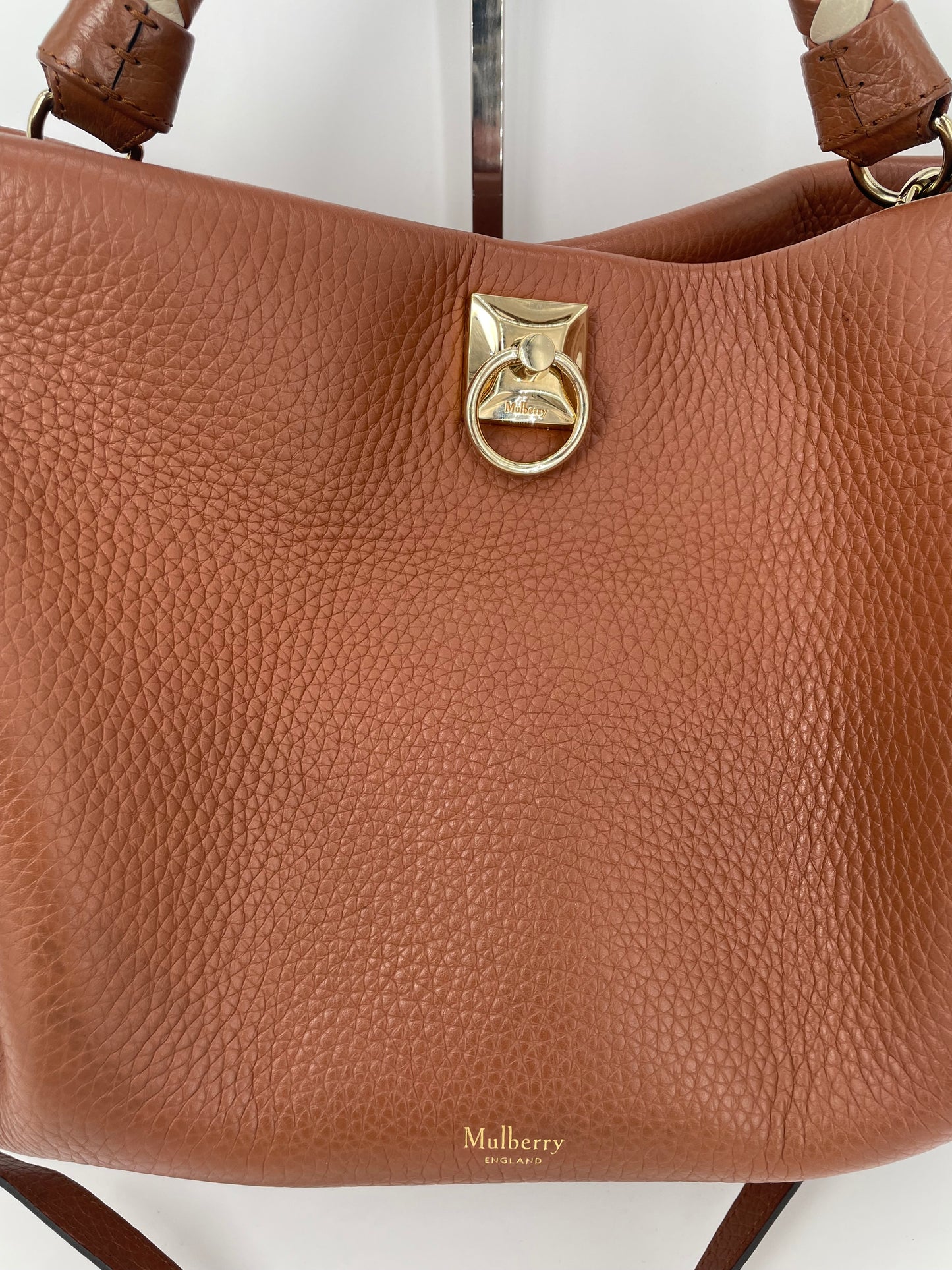 Preloved Mulberry Iris Top Handle Tote Bag, Large