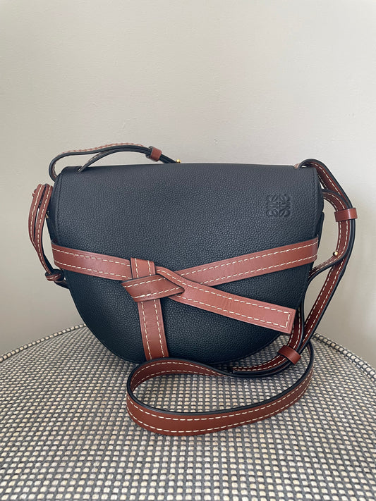 Preloved Loewe Gate Crossbody Bag, Small