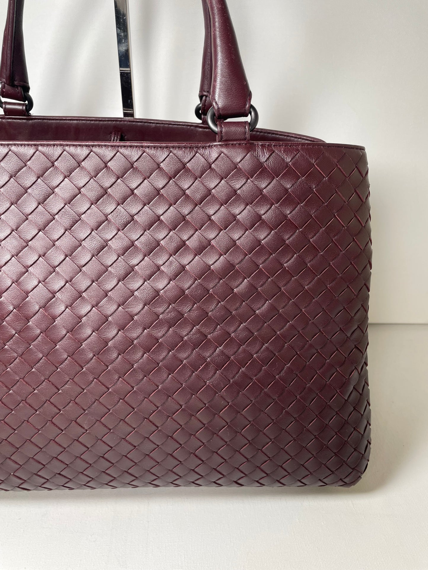 Preloved Bottega Veneta Milano Tote Bag, Medium