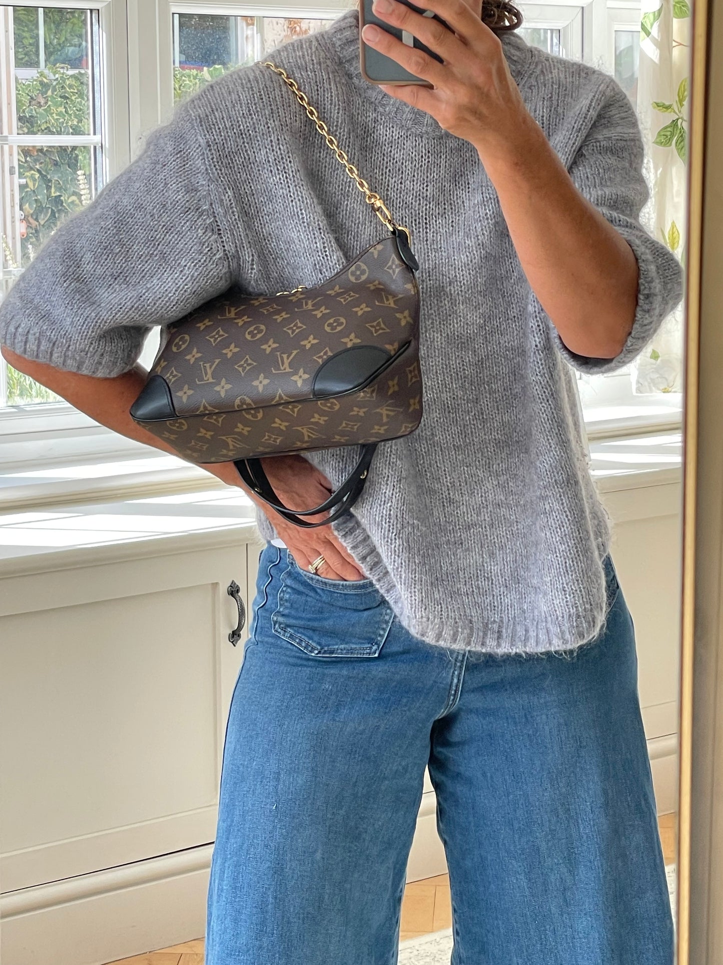 Preloved Louis Vuitton Boulogne NM PM Shoulder Bag