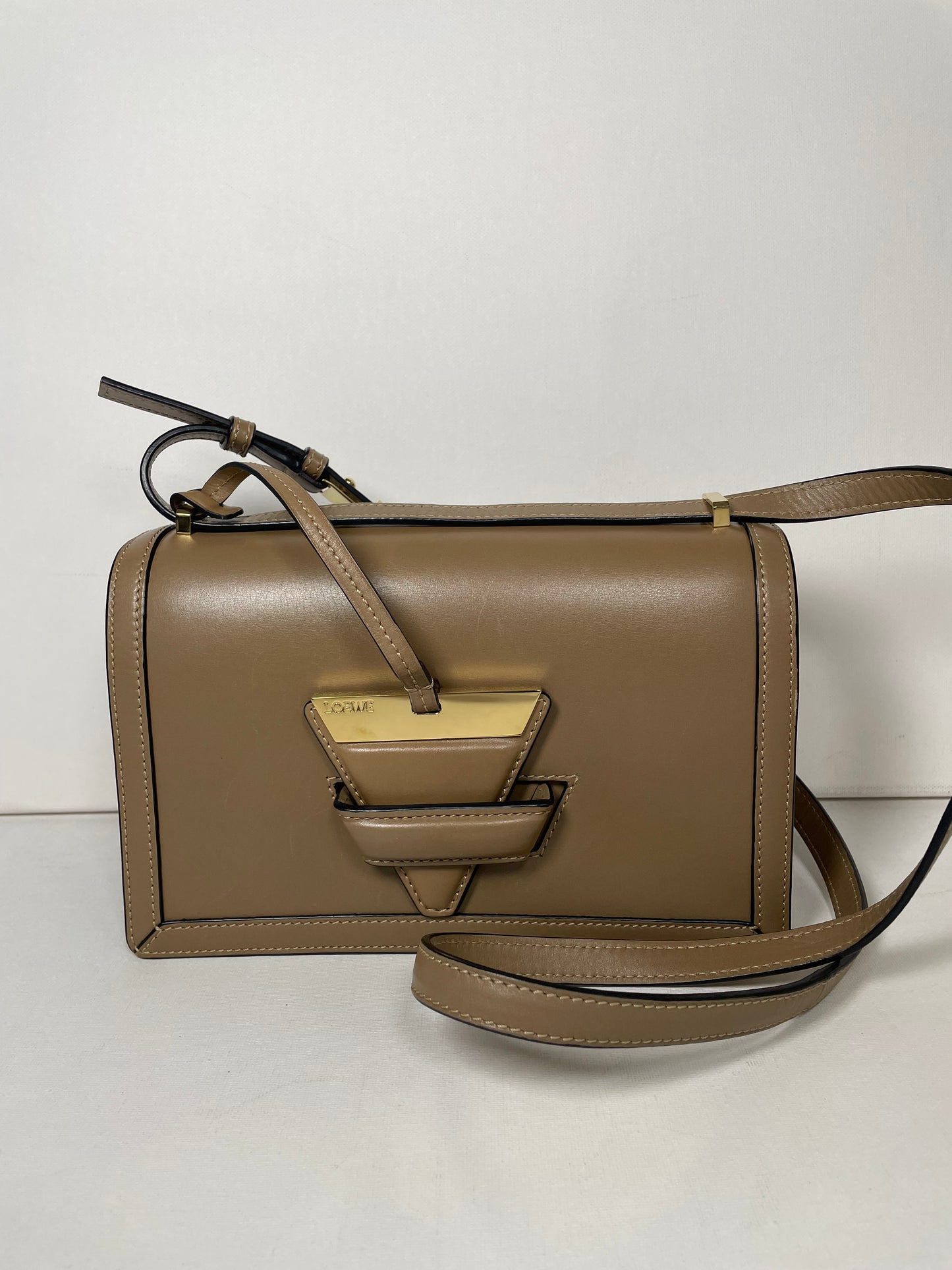 Preloved Loewe Barcelona Crossbody Bag, Medium