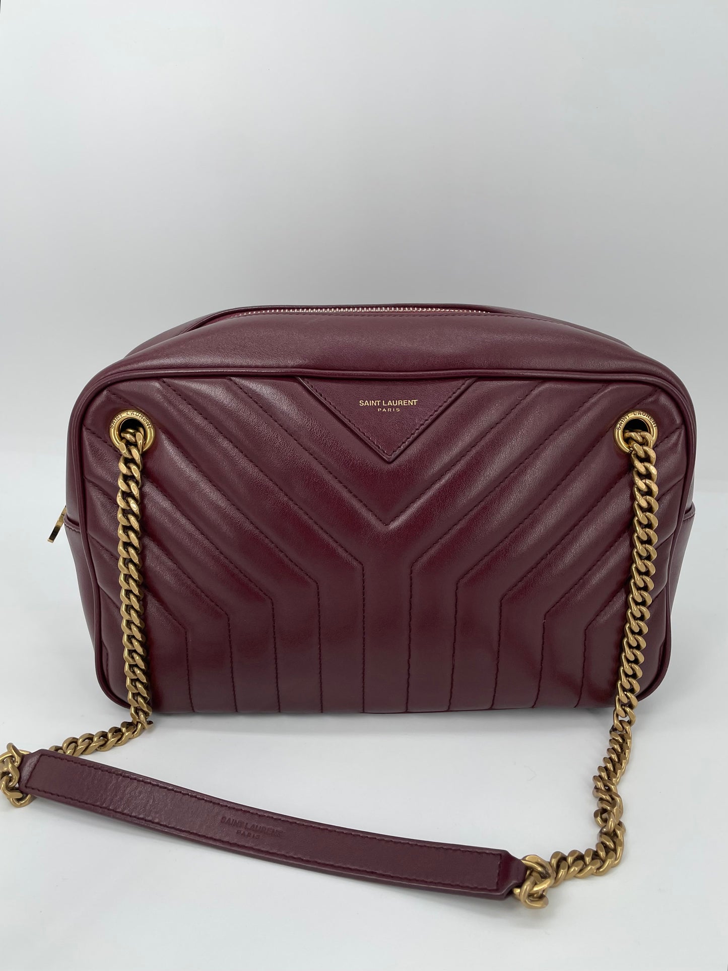 Preloved Saint Laurent Joan Camera Crossbody Bag, Medium