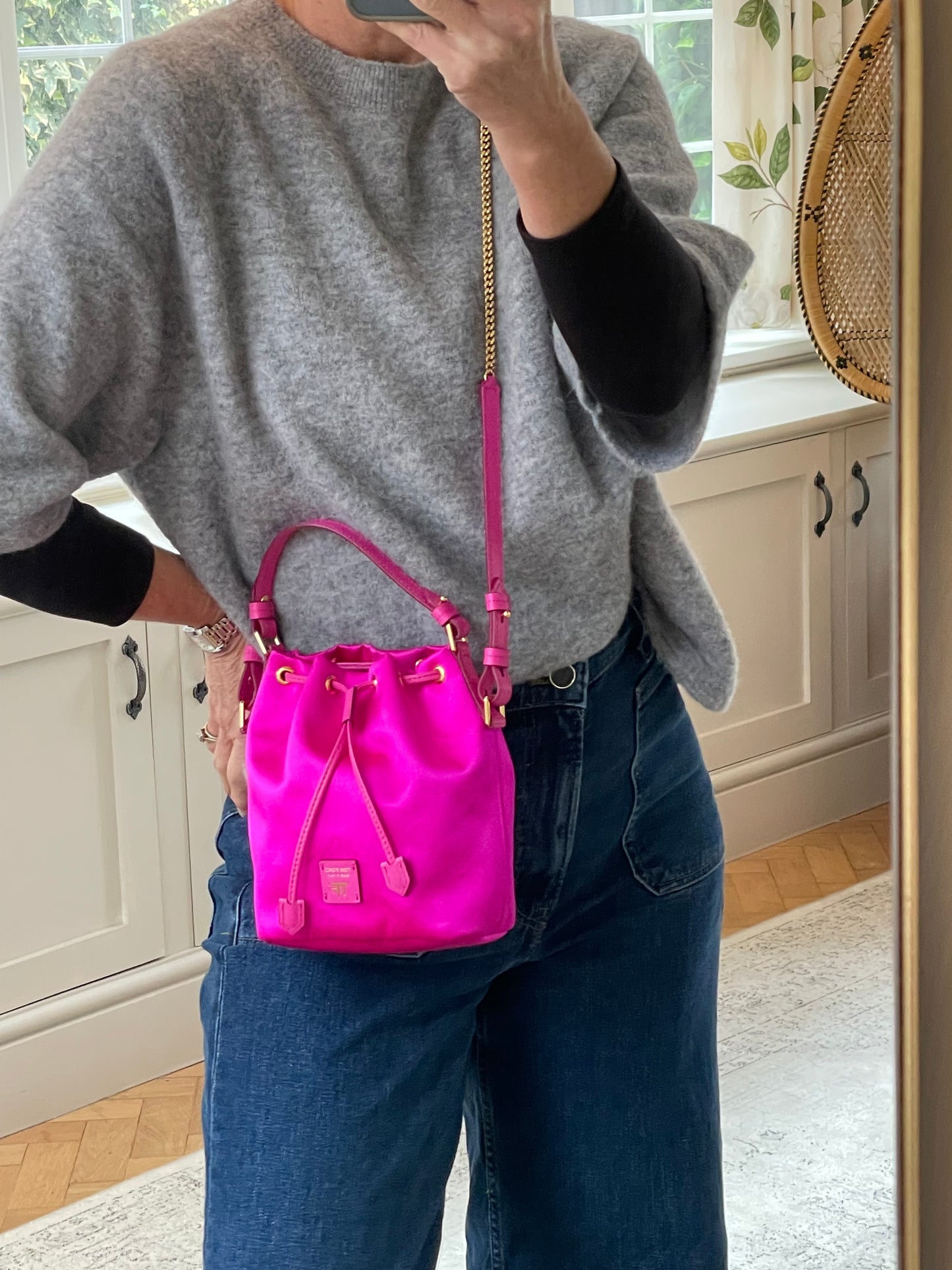 Preloved Tom Ford Disco Two Way Bucket Bag, Small