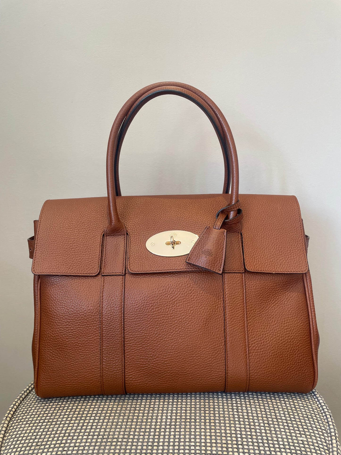 Preloved Mulberry Bayswater Satchel, Large