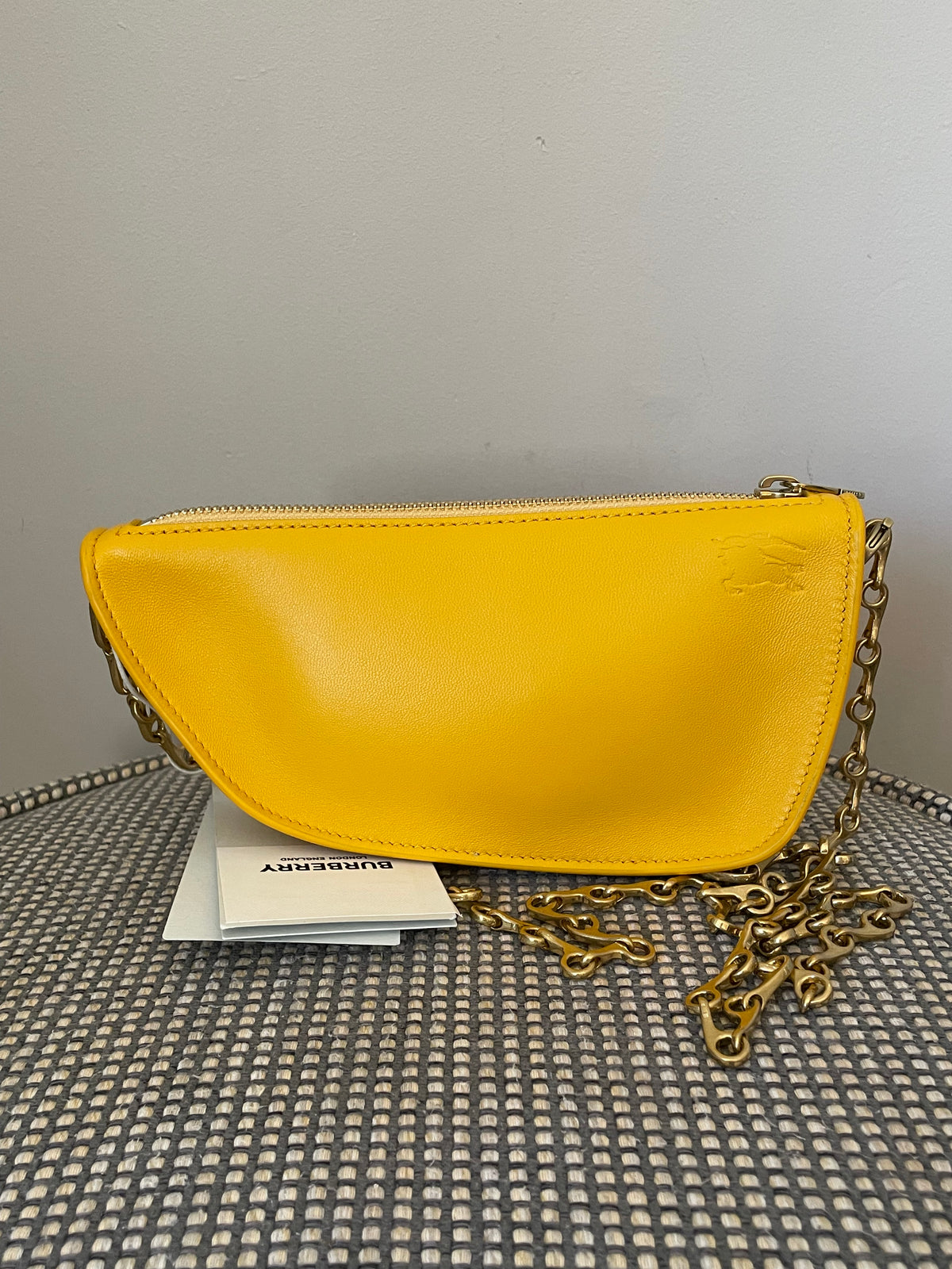 Preloved Burberry Shield Sling Bag, Micro