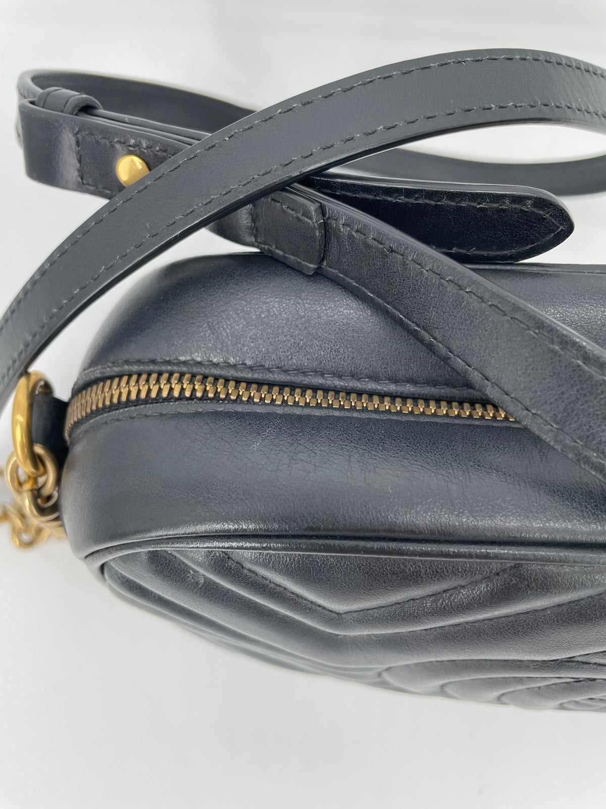 Preloved Gucci Marmont Shoulder Bag, Small