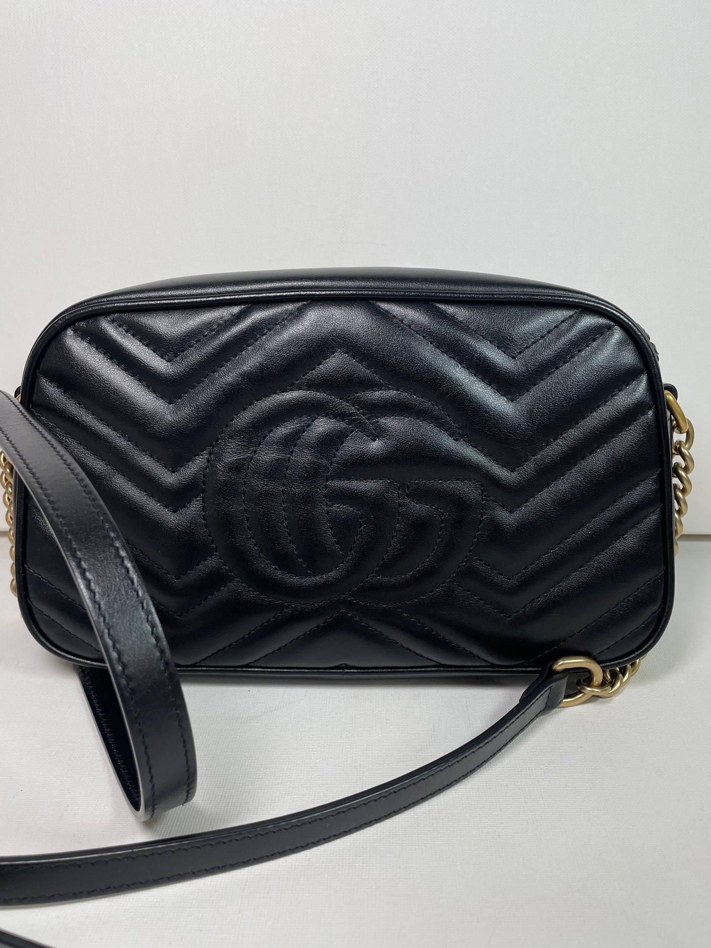 Preloved Gucci Marmont Shoulder Bag, Small