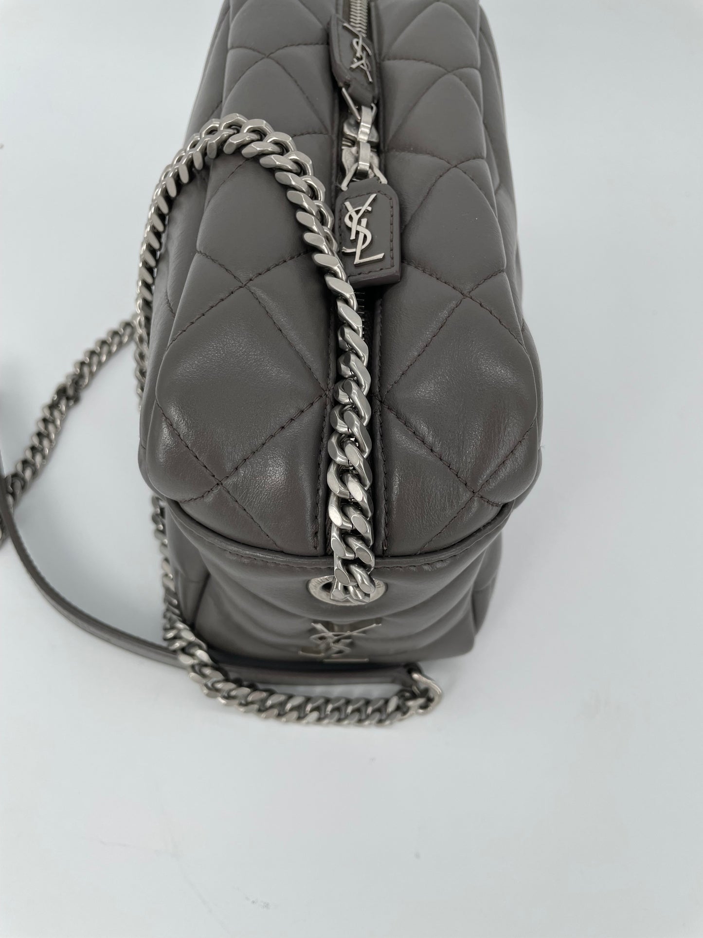 Preloved Saint Laurent Loulou Bowling Bag, Small