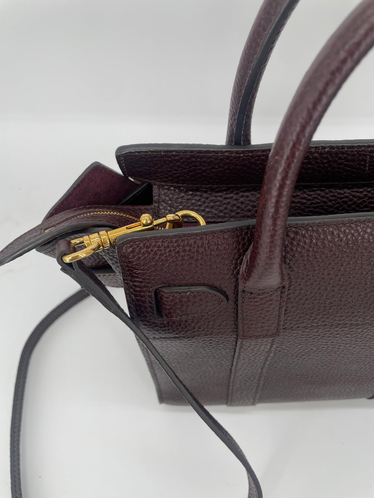 Preloved Mulberry Zipped Bayswater Crossbody Tote, Mini