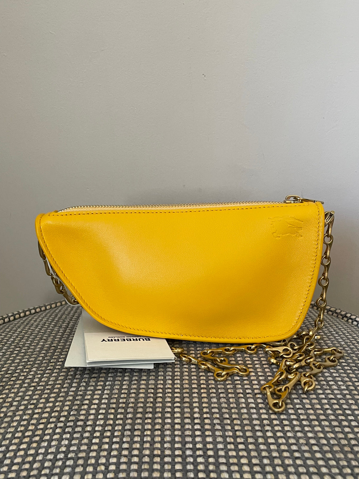 Preloved Burberry Shield Sling Bag, Micro