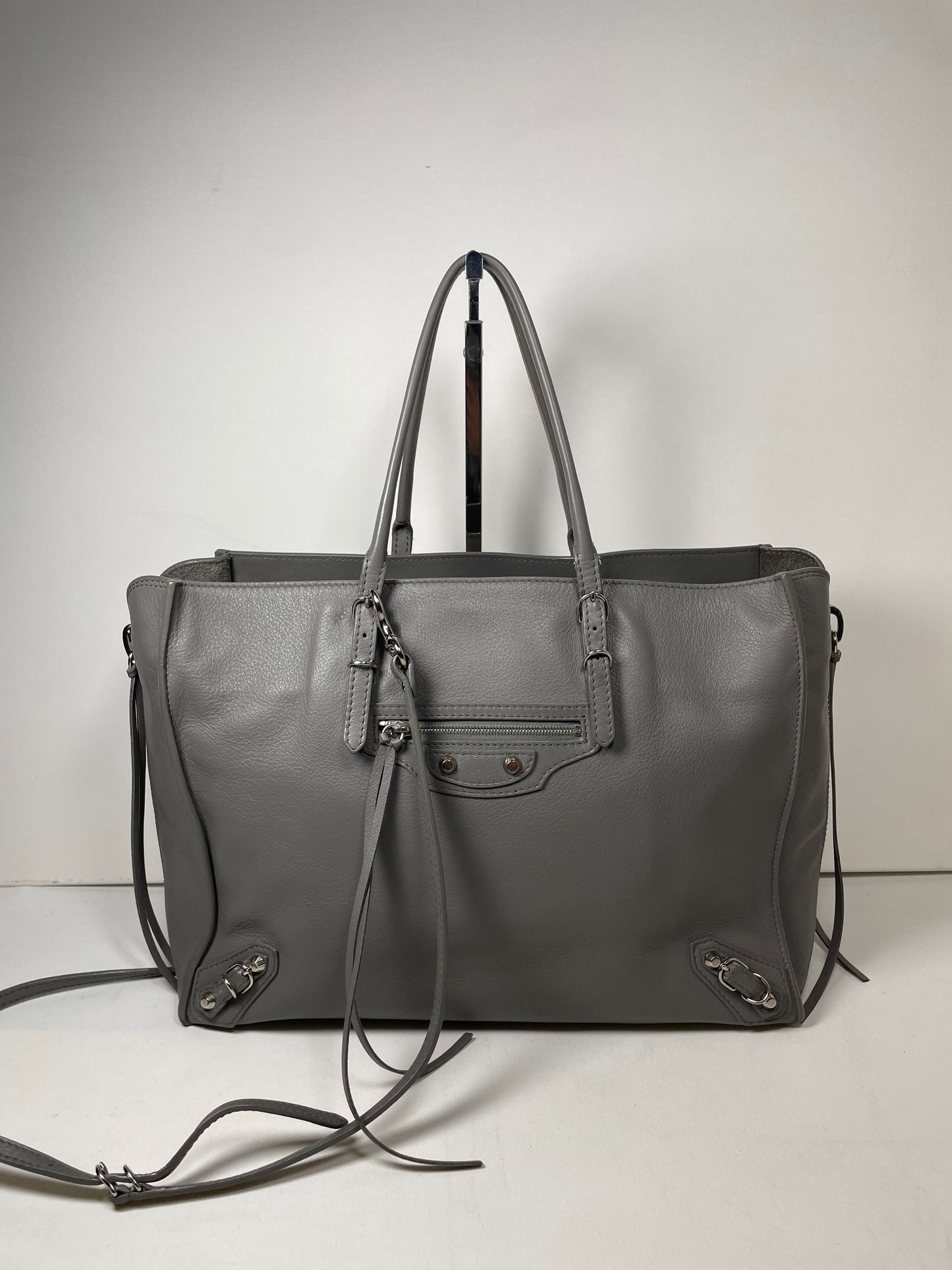 Preloved Balenciaga Papier Side Zip Tote, Medium