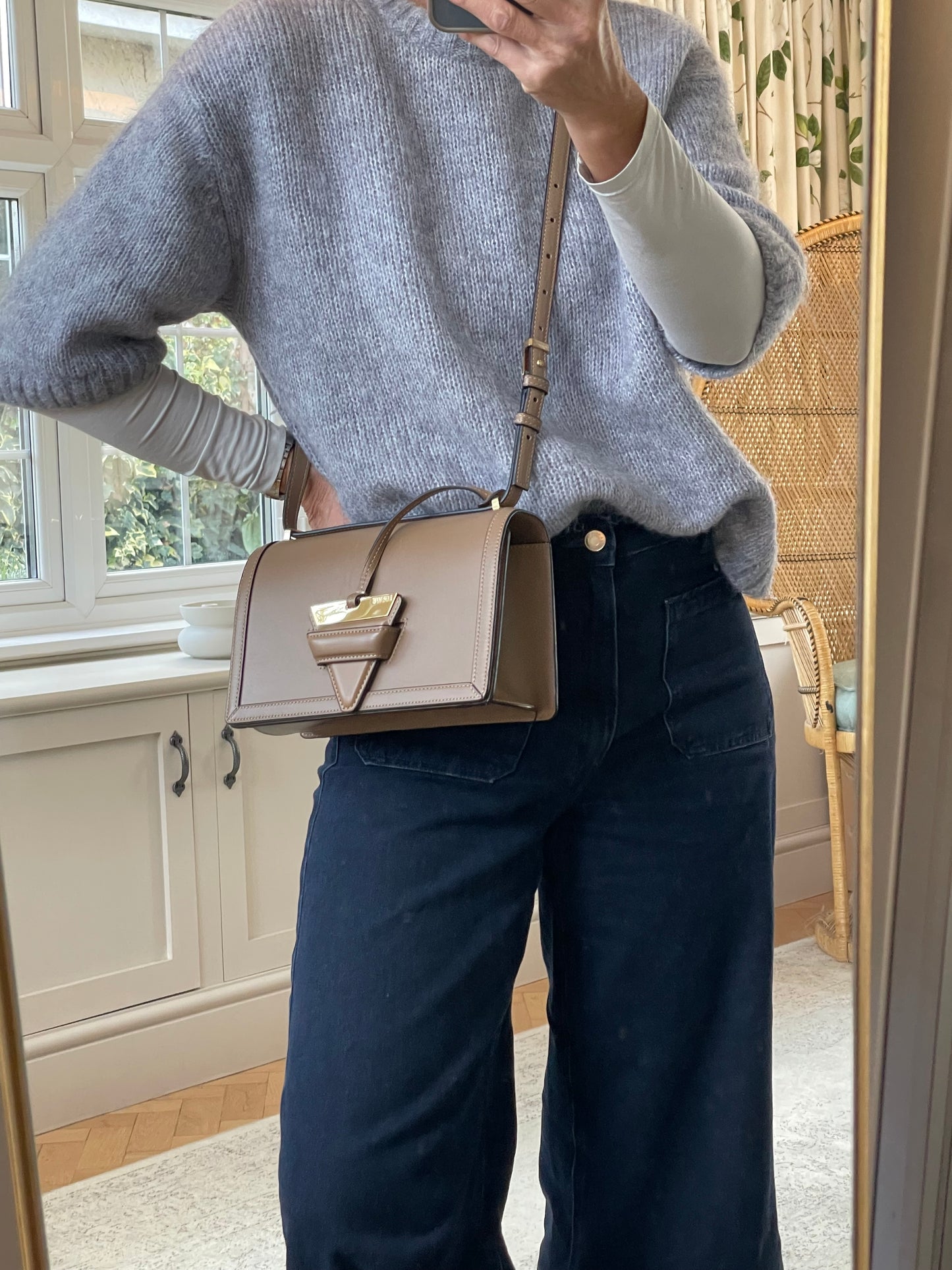 Preloved Loewe Barcelona Crossbody Bag, Medium