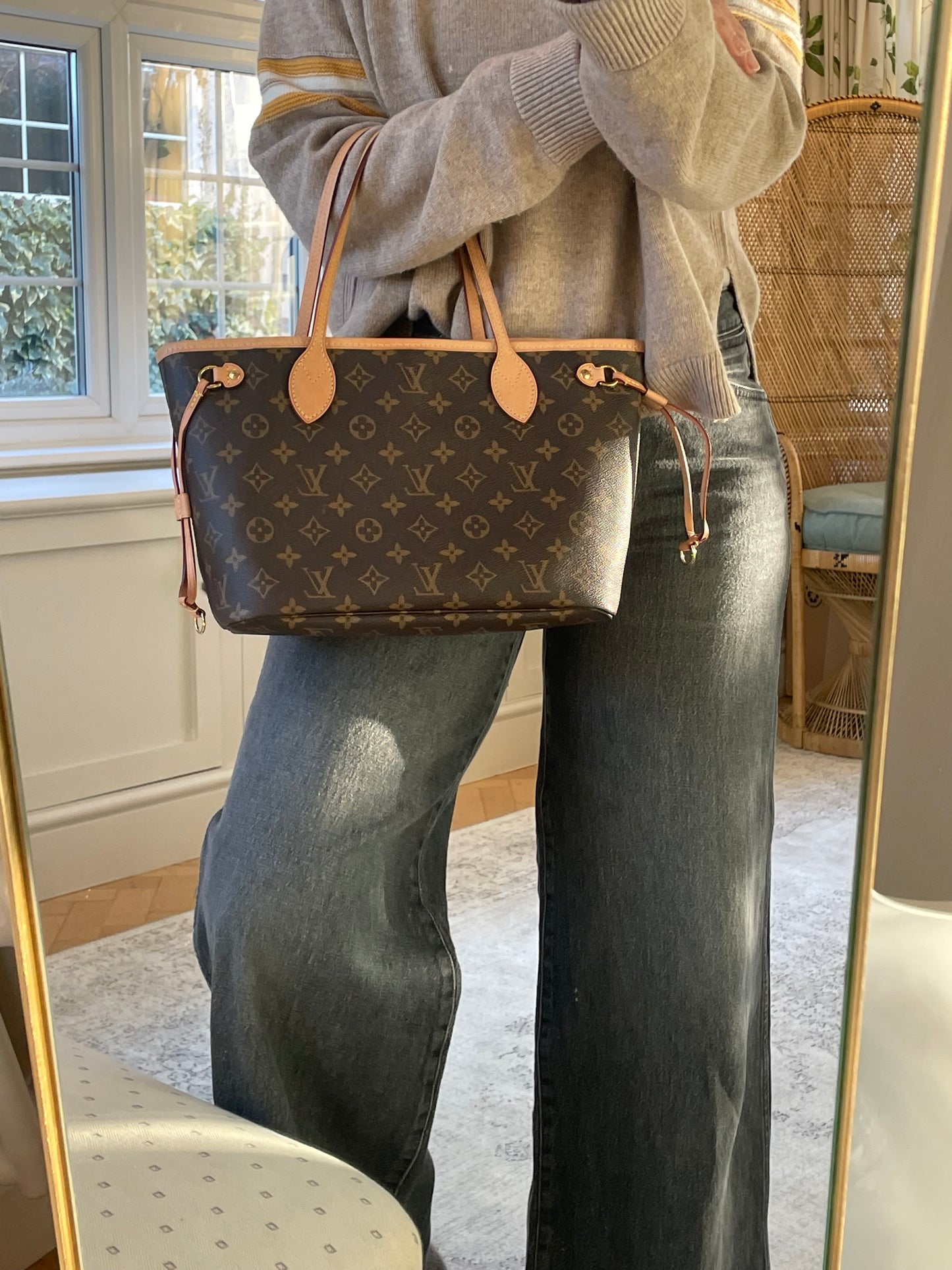 Preloved Louis Vuitton Neverfull Tote Bag, PM