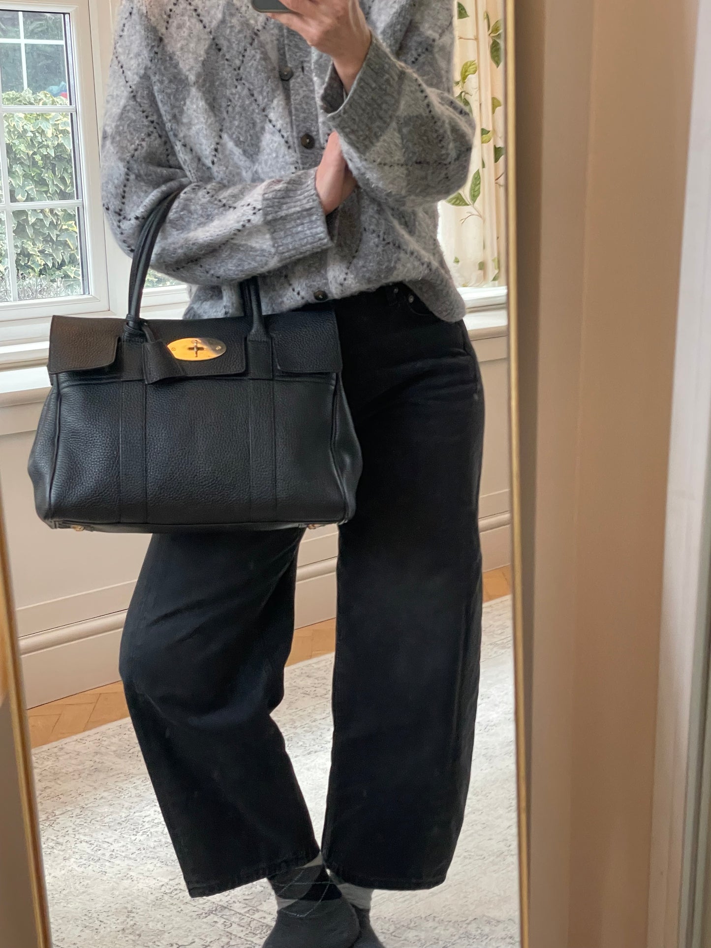 Preloved Mulberry Heritage Bayswater Tote Bag, Large