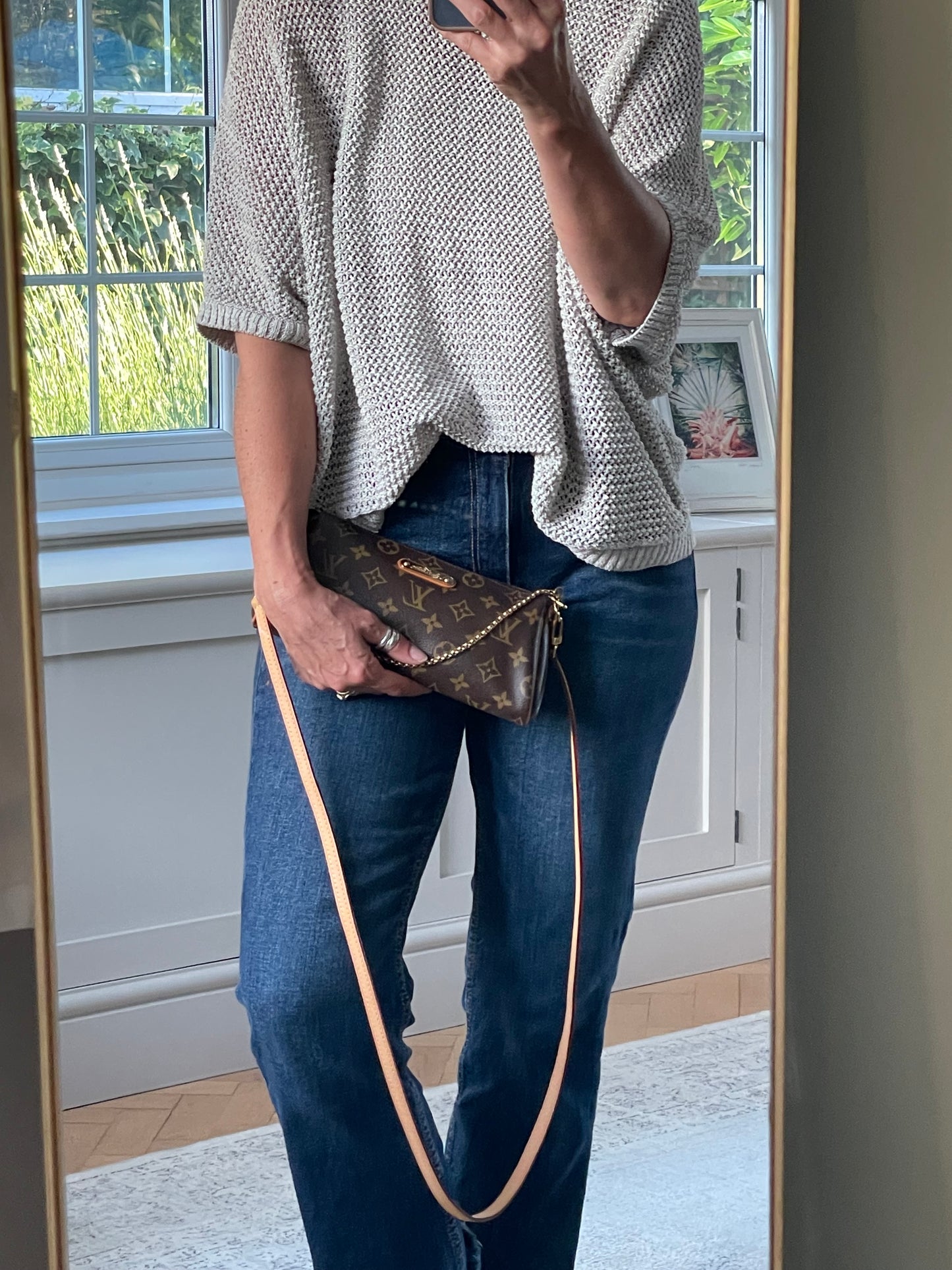 Preloved Louis Vuitton Monogram Canvas Eva Clutch/Crossbody Bag