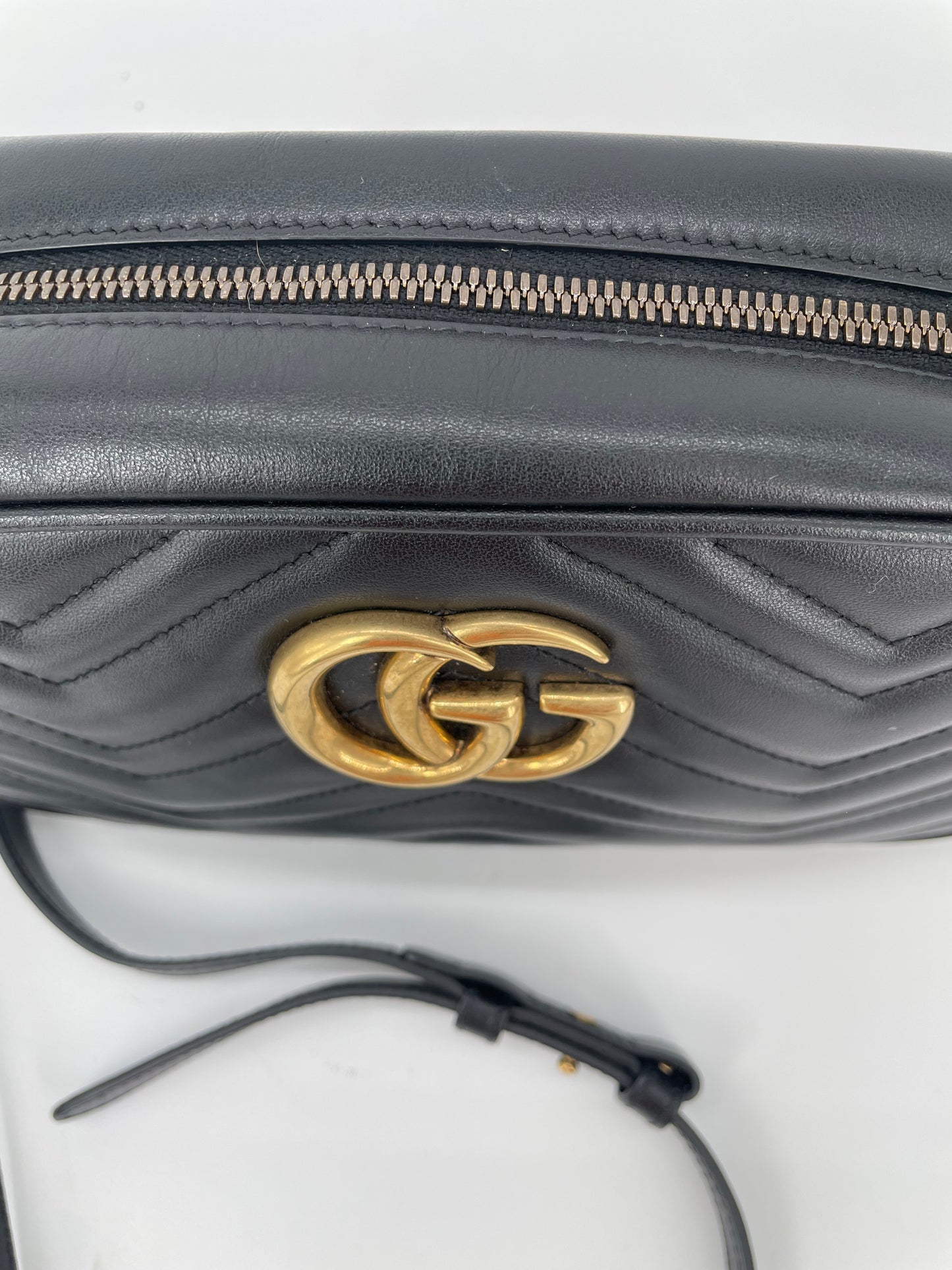 Preloved Gucci Marmont Shoulder Bag, Small