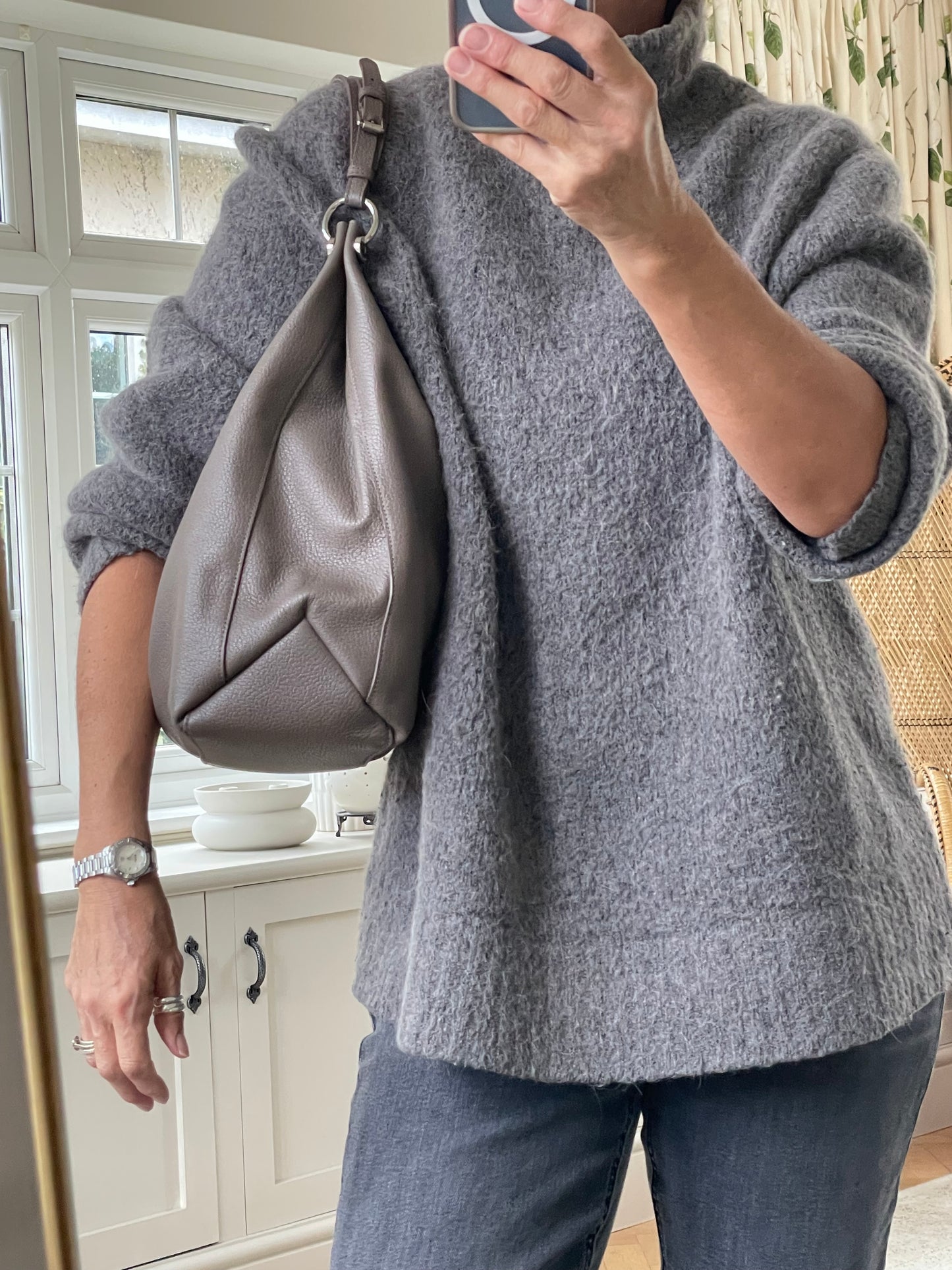 Preloved Mulberry Freya Hobo Shoulder Bag