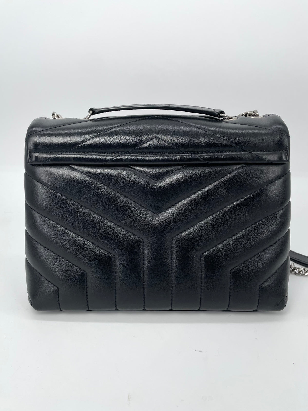 Preloved Yves Saint Laurent  ‘Y’ Quilted Lou Lou Shoulder  Bag, Small