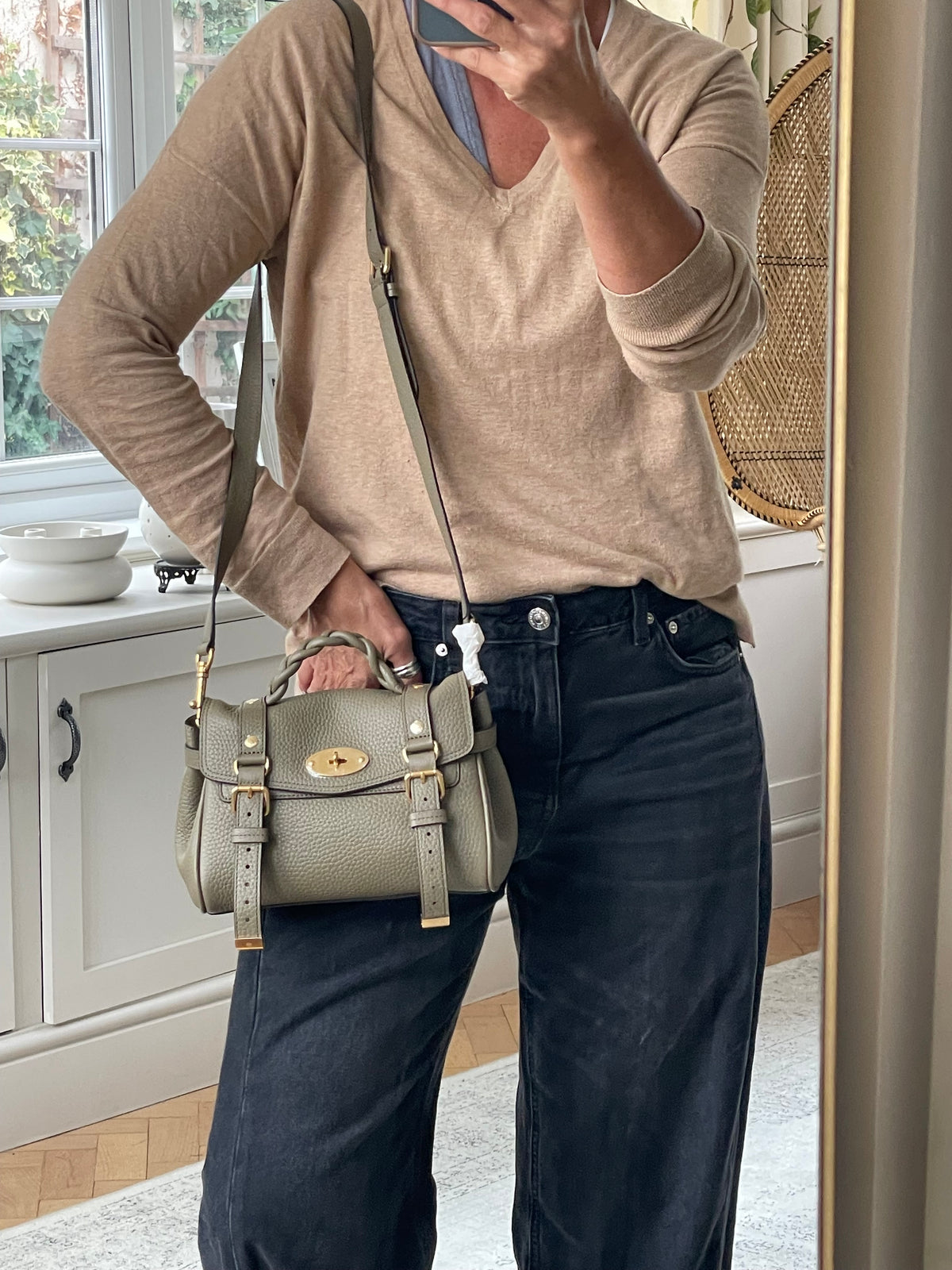 Preloved Mulberry Alexa Satchel Bag, Mini