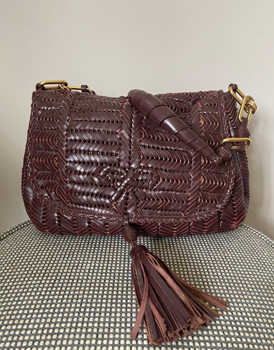 Preloved Anya Hindmarch Neeson Tassel Shoulder Bag