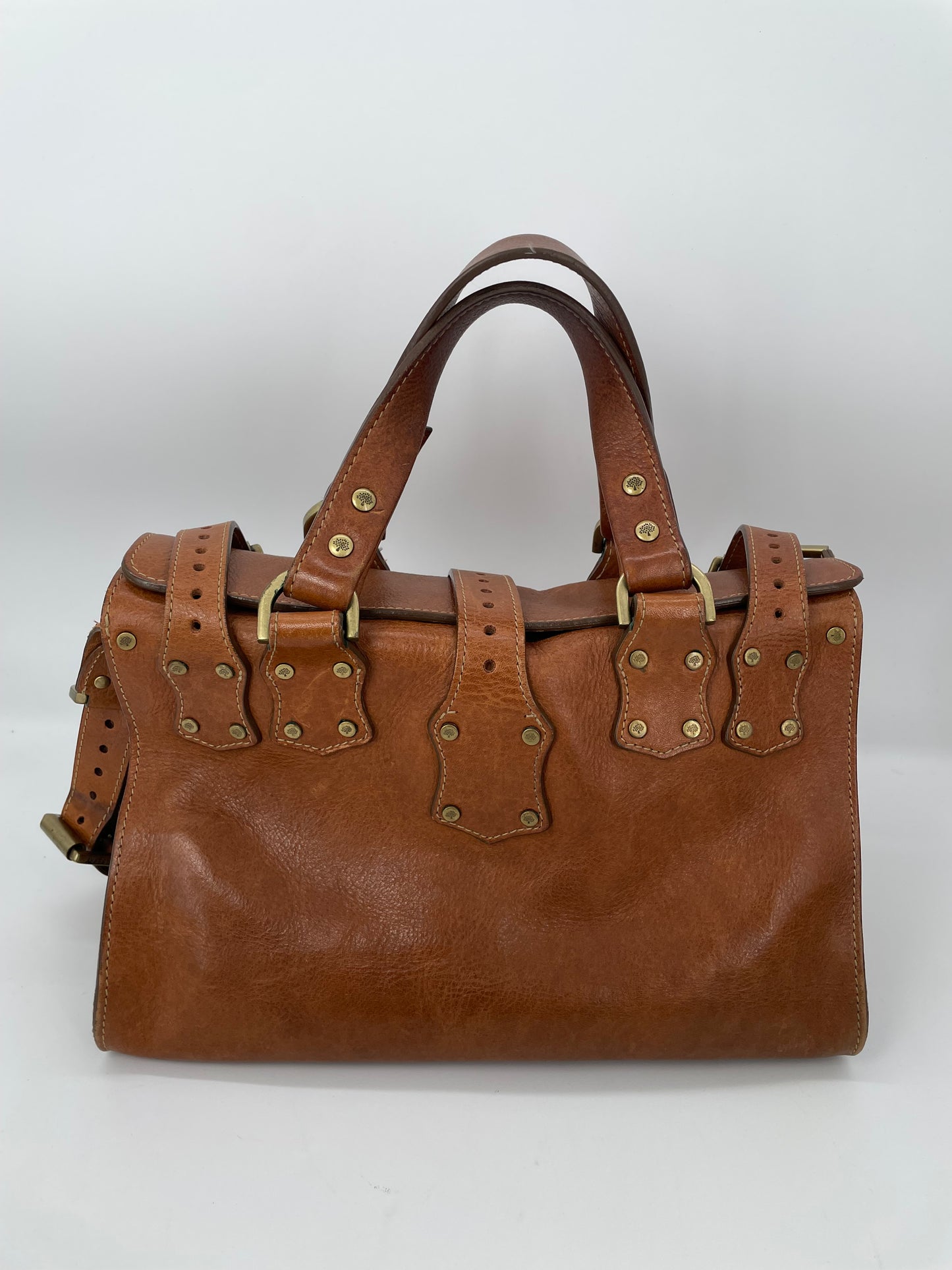 Preloved Mulberry Vintage Roxanne Satchel Shoulder Bag, Small