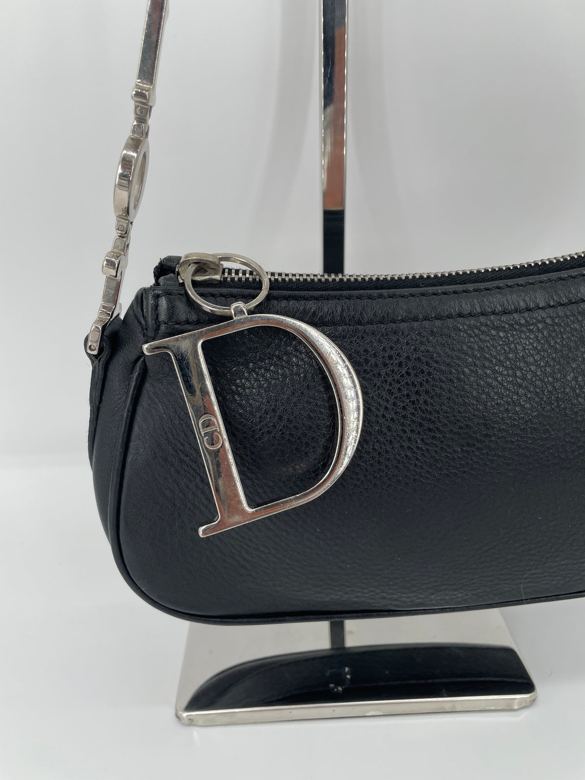 Preloved Christian Dior D-Charm Pochette Shoulder Bag
