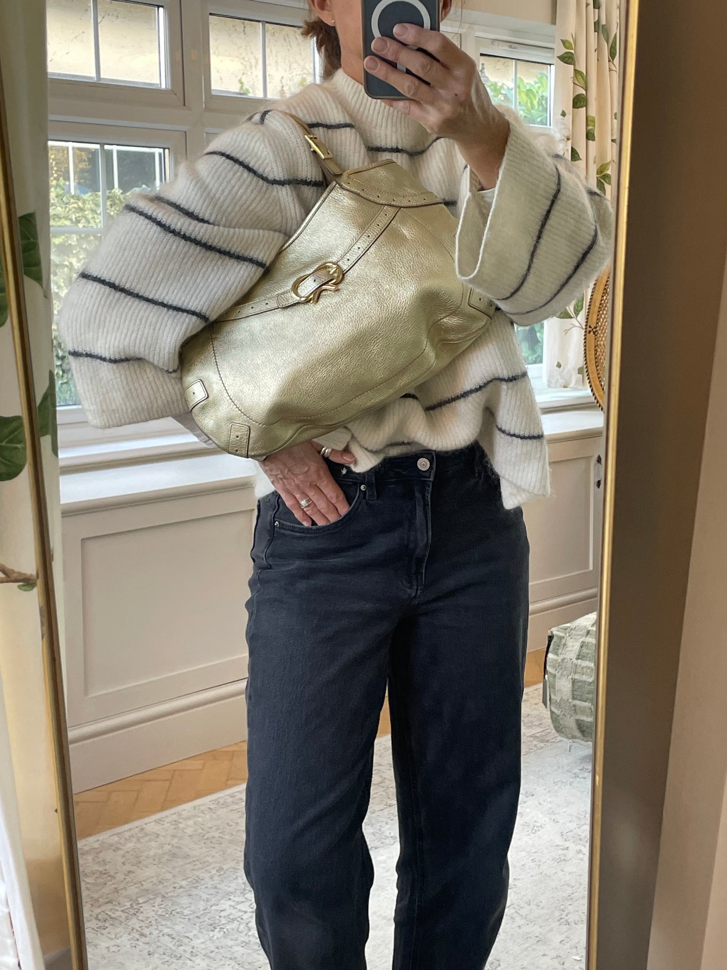 Preloved Anya Hindmarch Bow Shoulder Bag