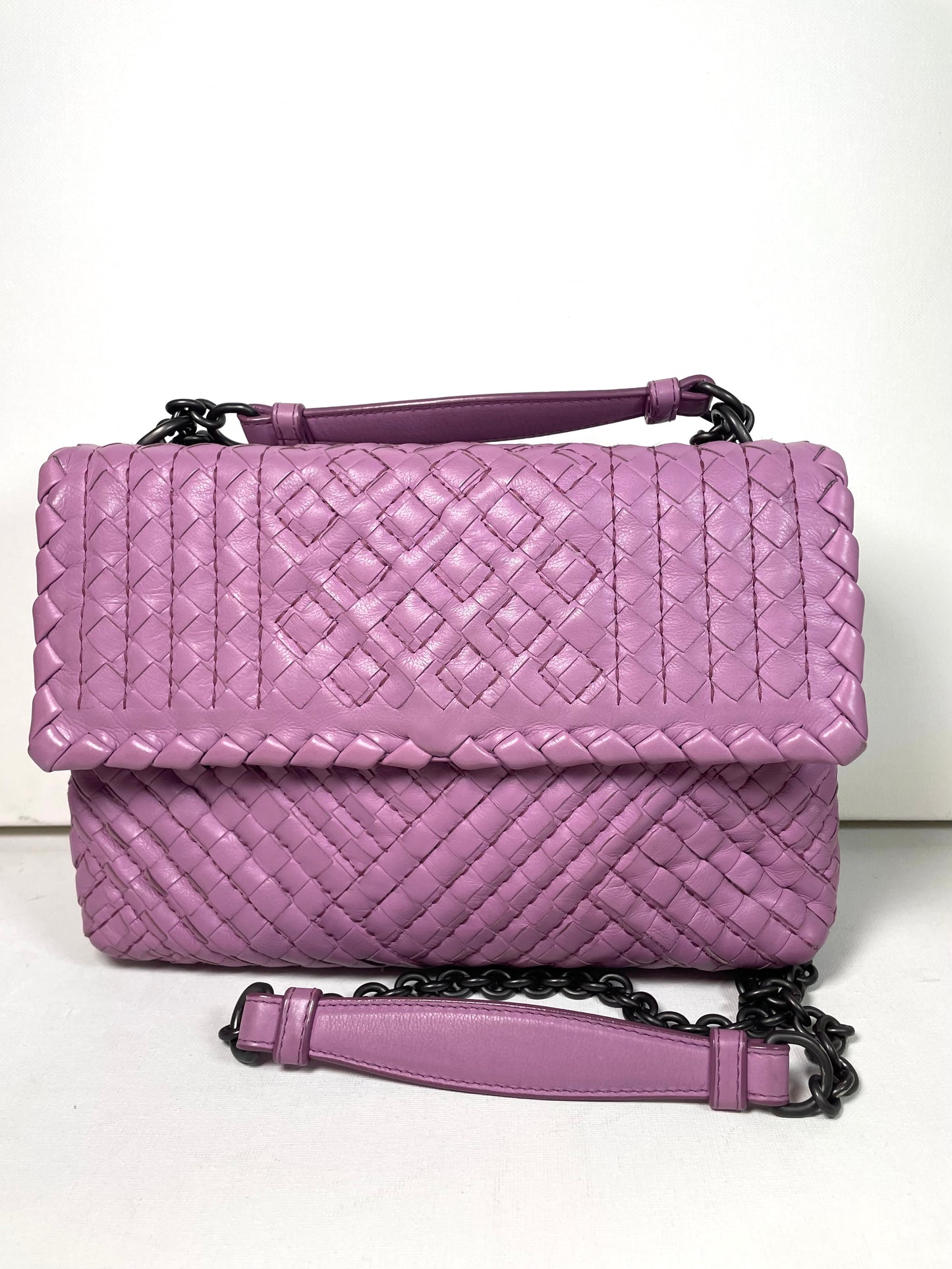 Preloved Bottega Veneta Boutis Intrecciato Olimpia Bag, Small