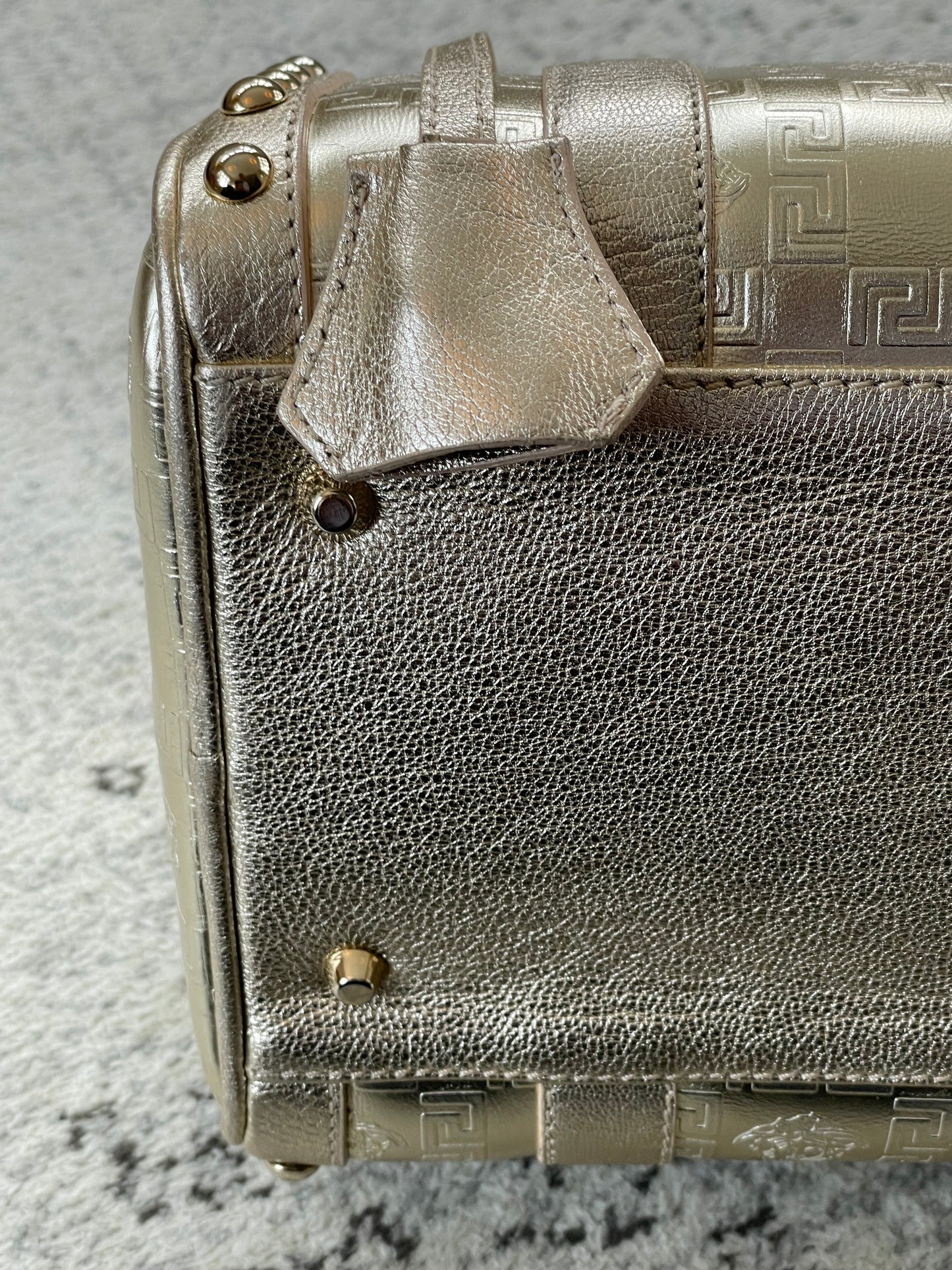 Preloved Vintage Versace Medusa Boston Bag
