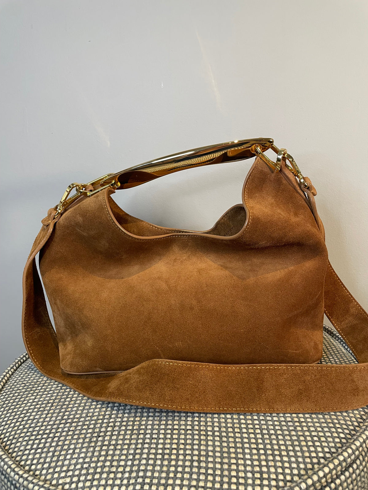 Preloved Elleme Boomerang Two Way Bag, Large