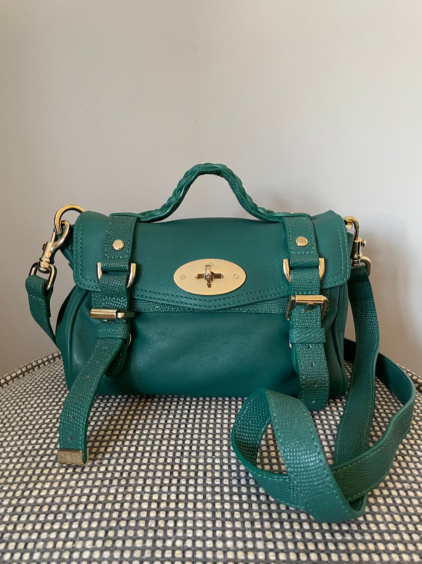 Preloved Mulberry Alexa Satchel Bag, Mini